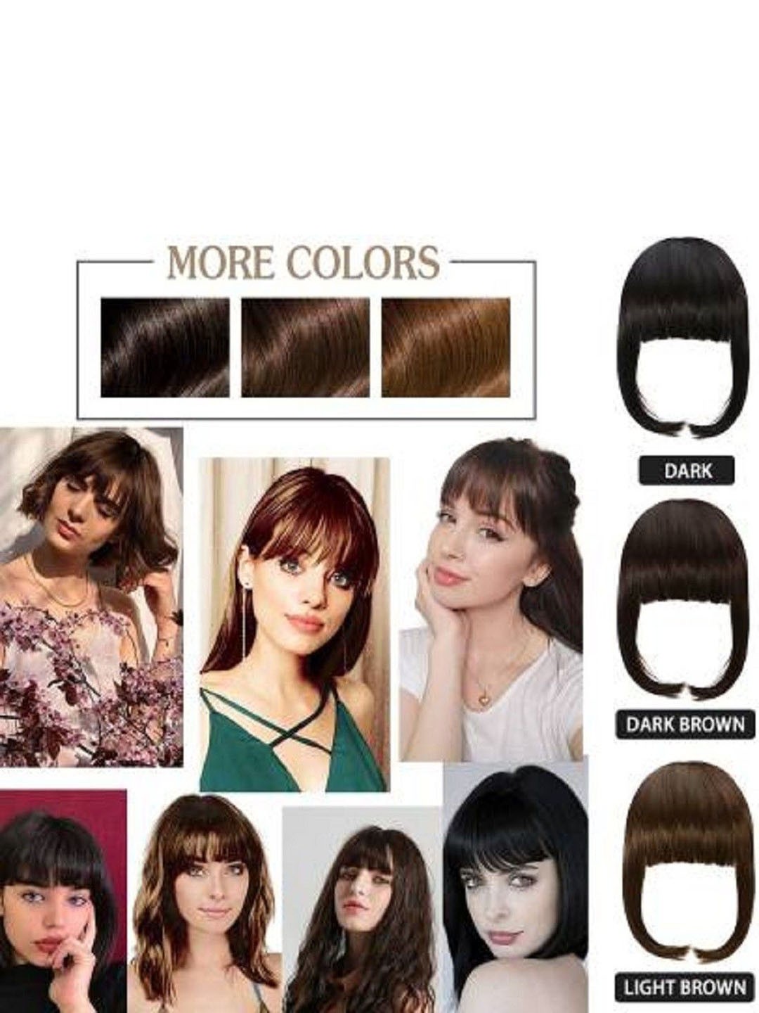 

HAVEREAM Fringe Hair Extension - Brown