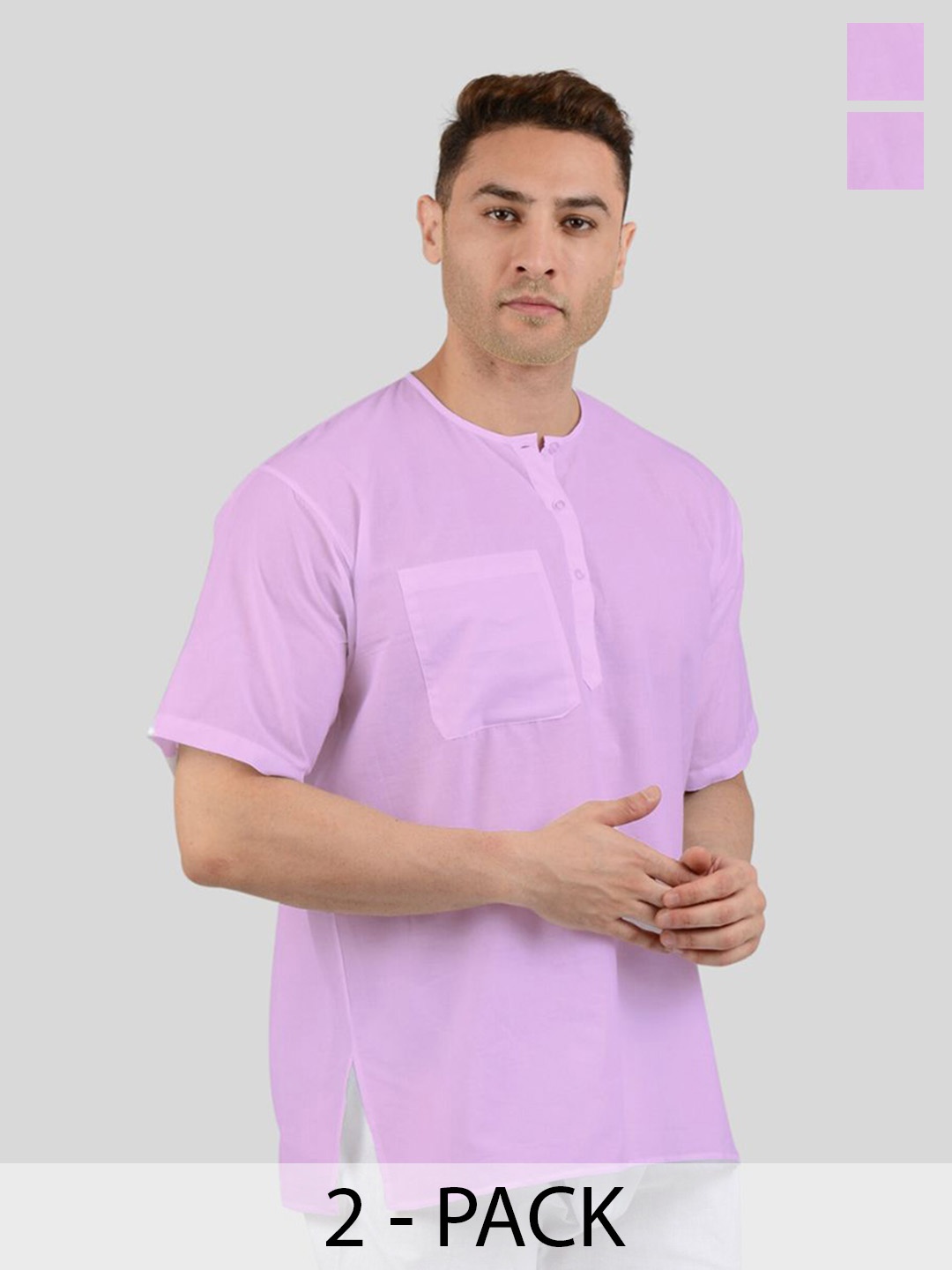

Maharaja Men Gotta Patti Kurta, Pink