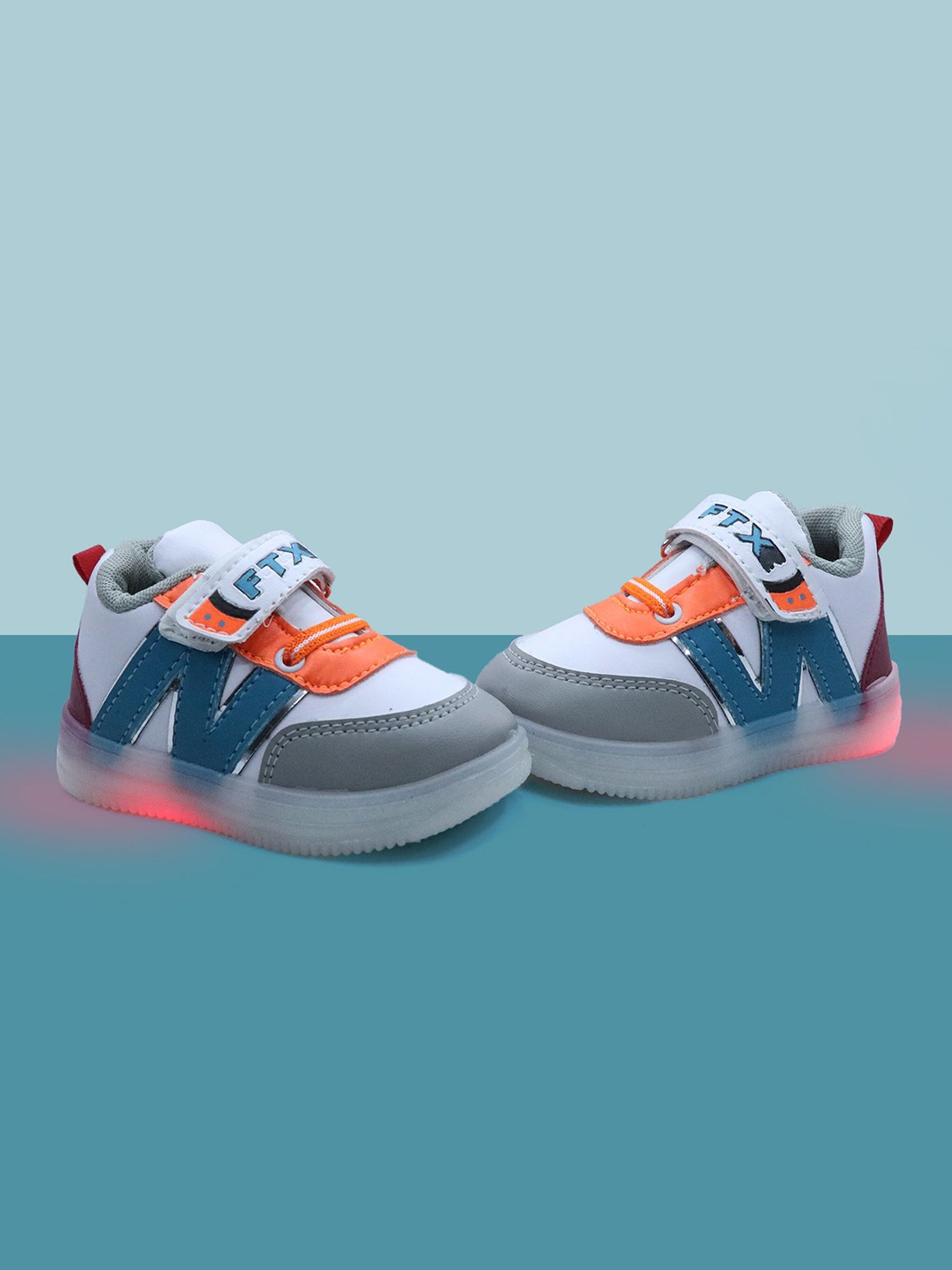 

NEW STEPS Kids Printed Sneakers, Blue