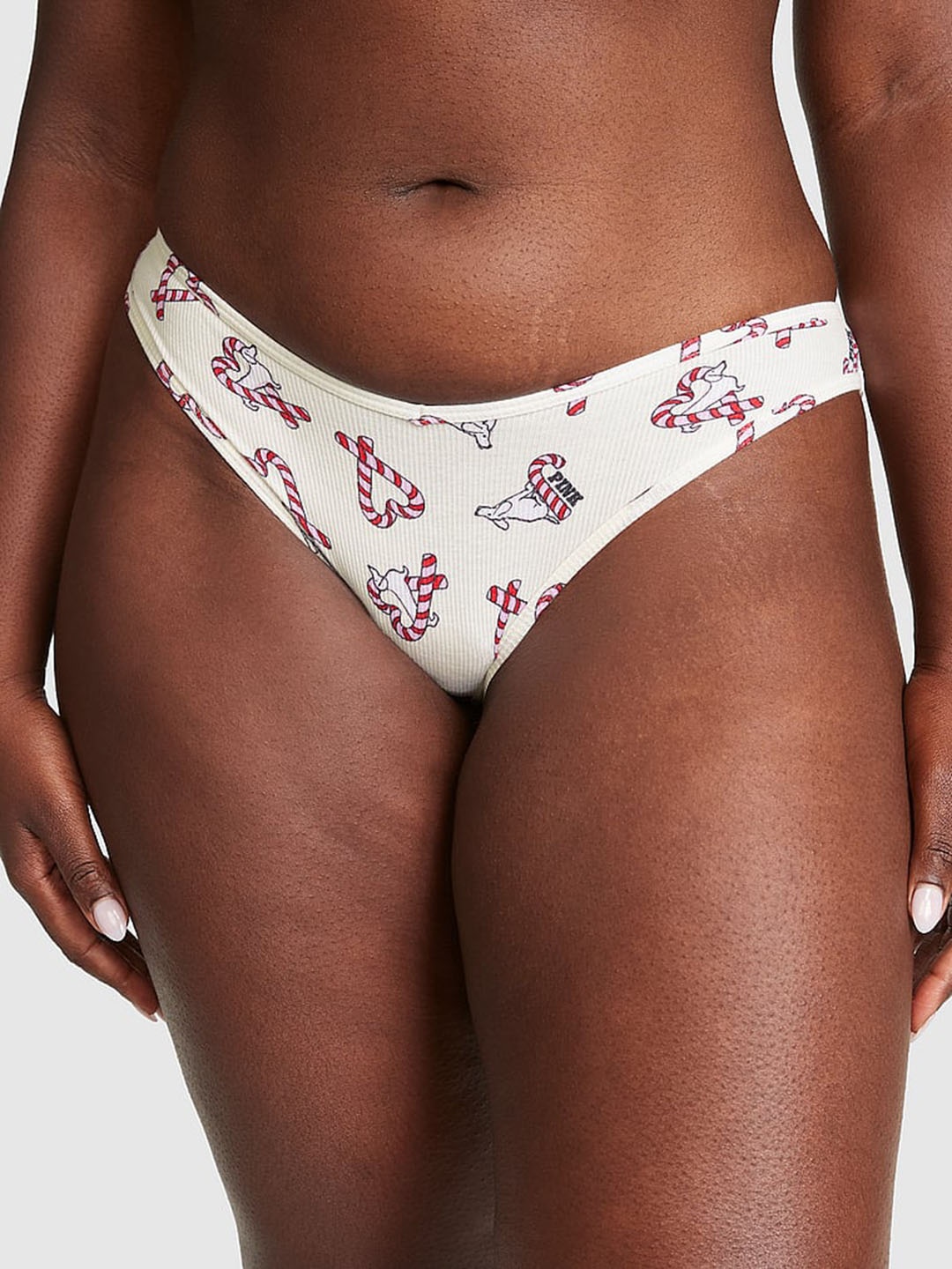 

Victoria's Secret Women Abstract Printed Bikini Briefs 1116394567KO, Off white