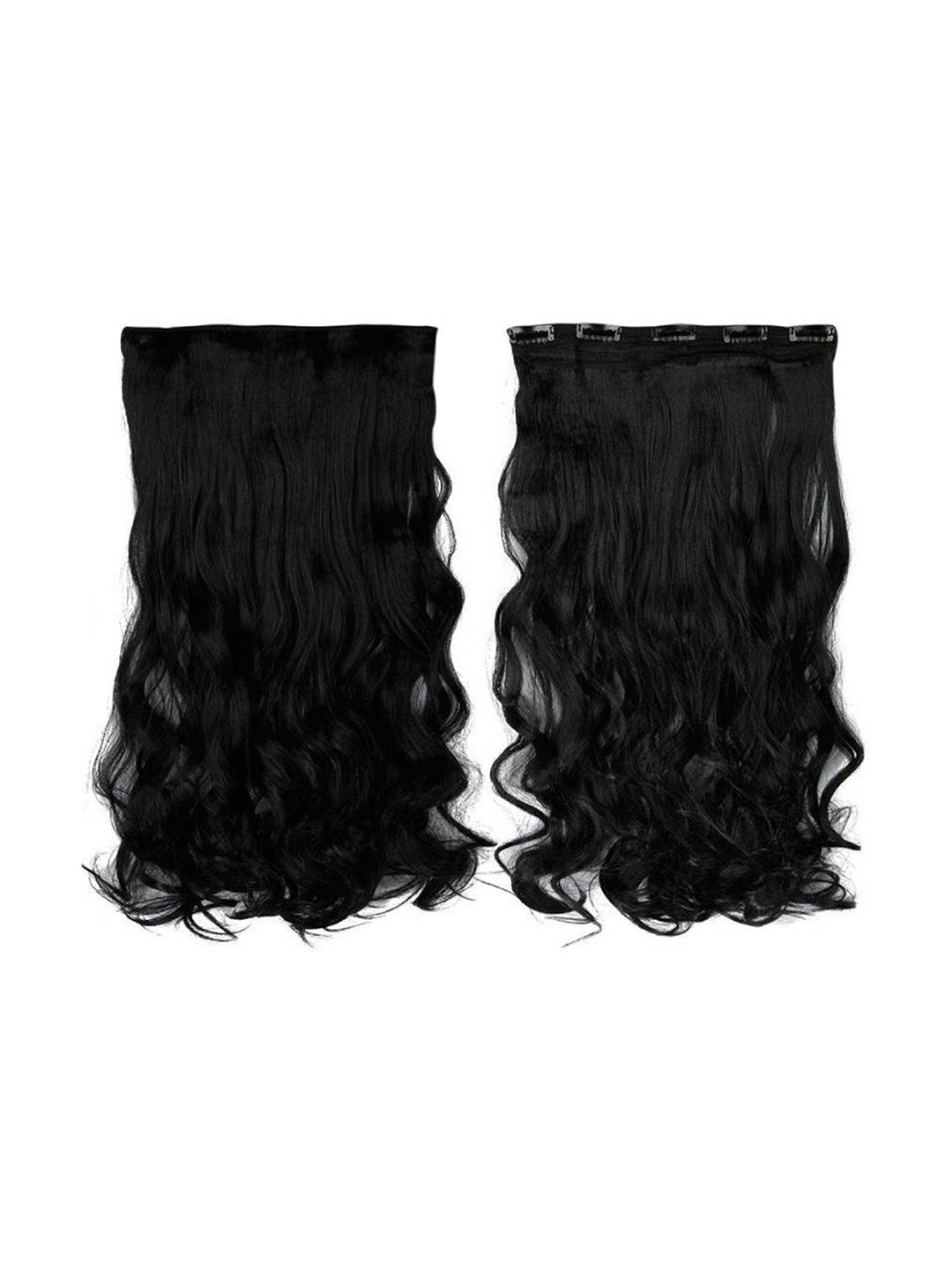 

HAVEREAM 5-Pcs Clip In Curly Open Hair Extension- Black