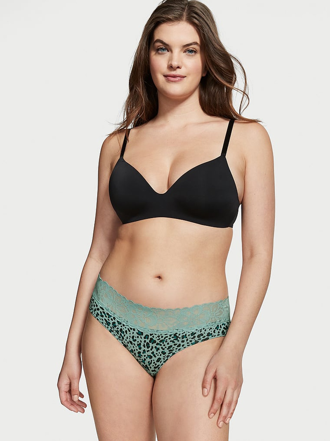 

Victoria's Secret Women Animal Printed Hipster Briefs, Sea green