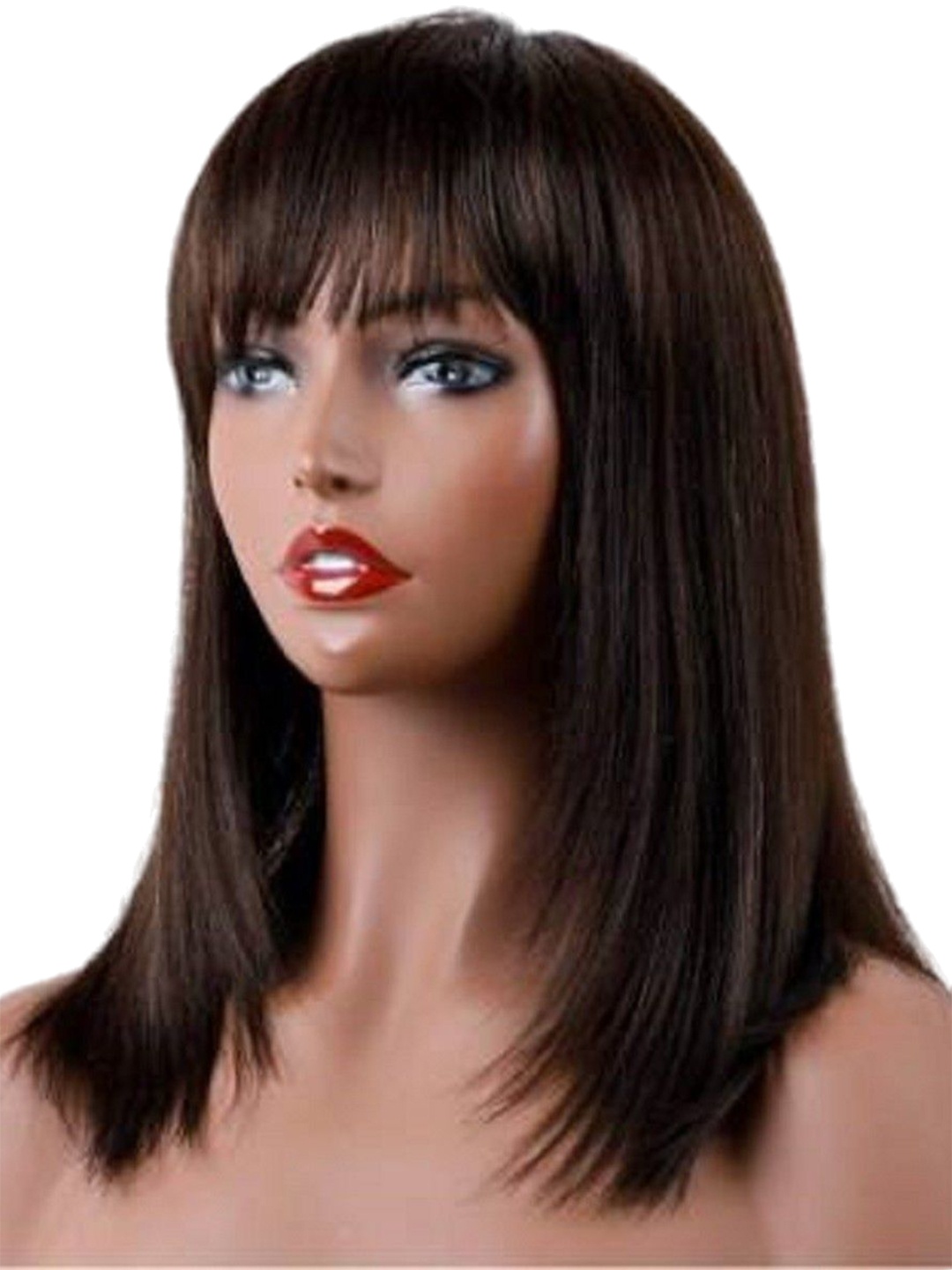 

SHENY Clip-In Straight Locks Hair Extension - Brown - 14 Cm