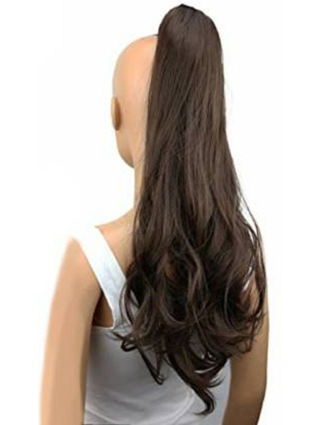 

HAVEREAM Clip-In Curly Ponytail Hair Extension - Brown - 21.6 Inch