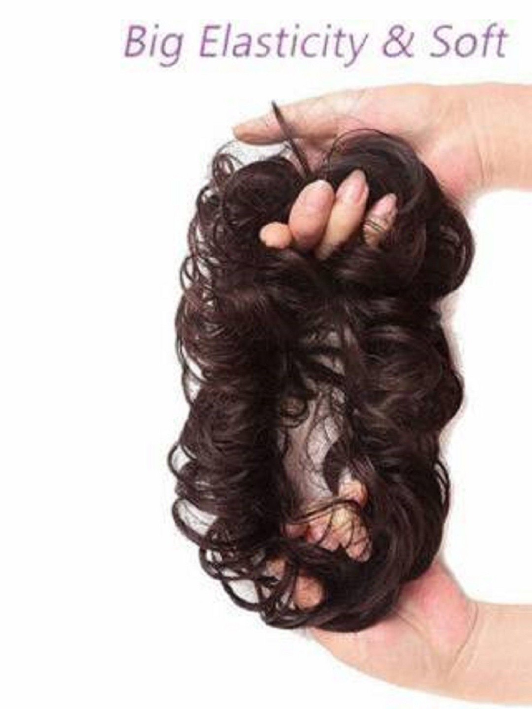 

SHENY Halo Curly Bun Hair Extension - 9 Inches - Black