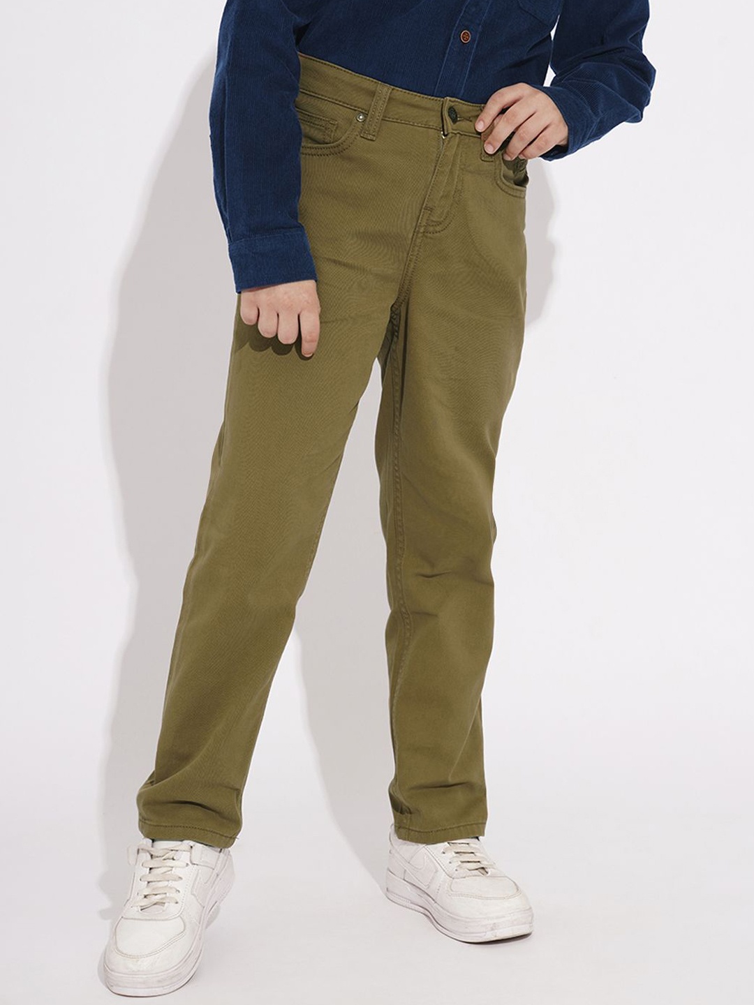 

Jack & Jones Junior Boys Stretchable Jeans, Olive