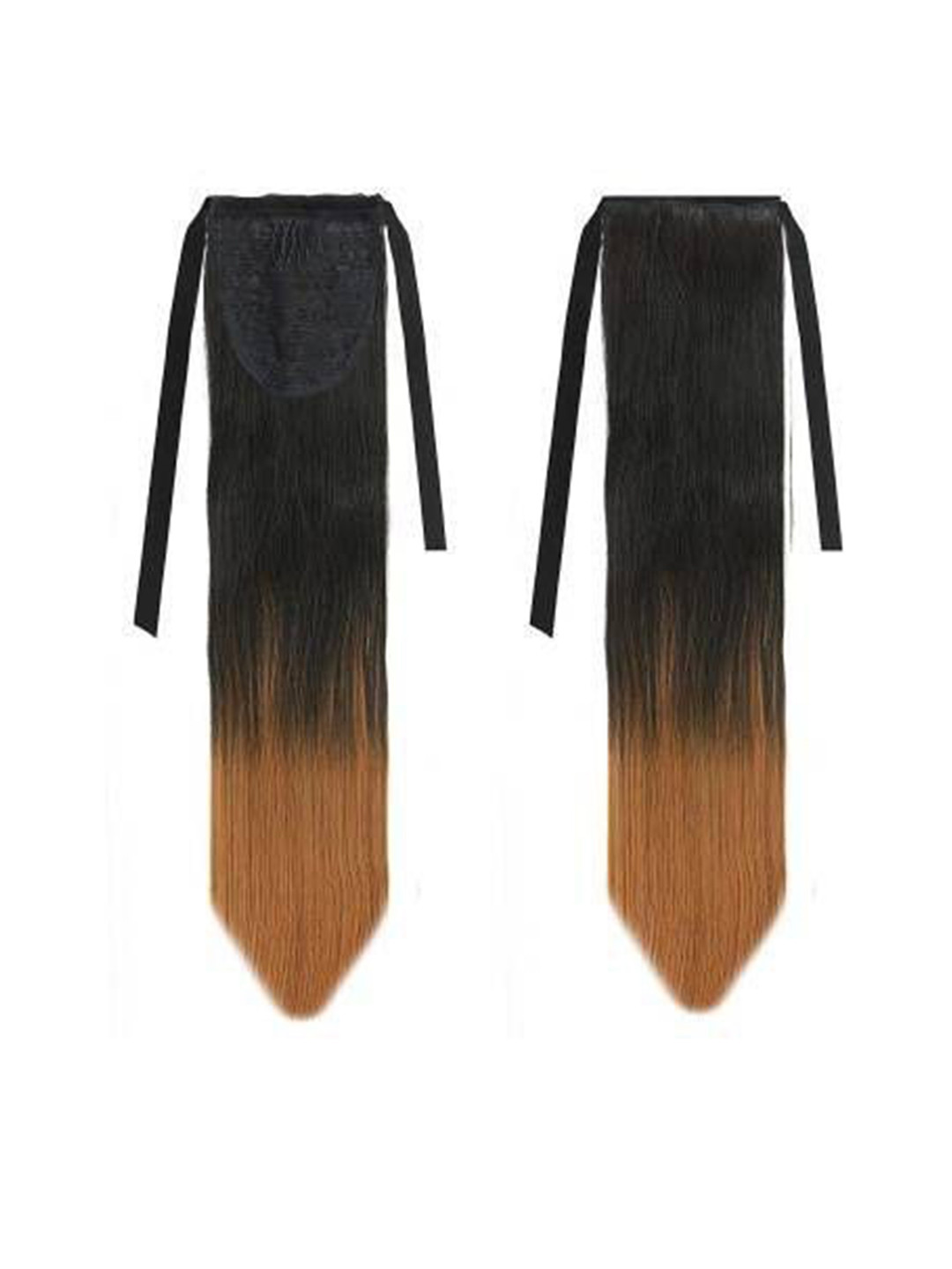 

HAVEREAM Tape-In Ponytail Straight Hair Extension - Ombre Black