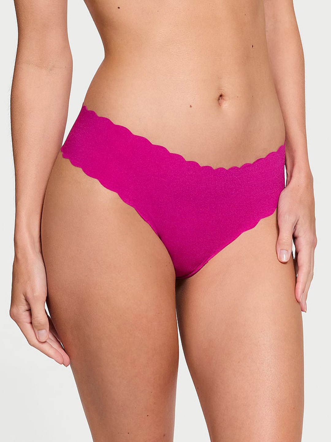 

Victoria's Secret No-Show Thong Briefs-1121424706T2, Pink
