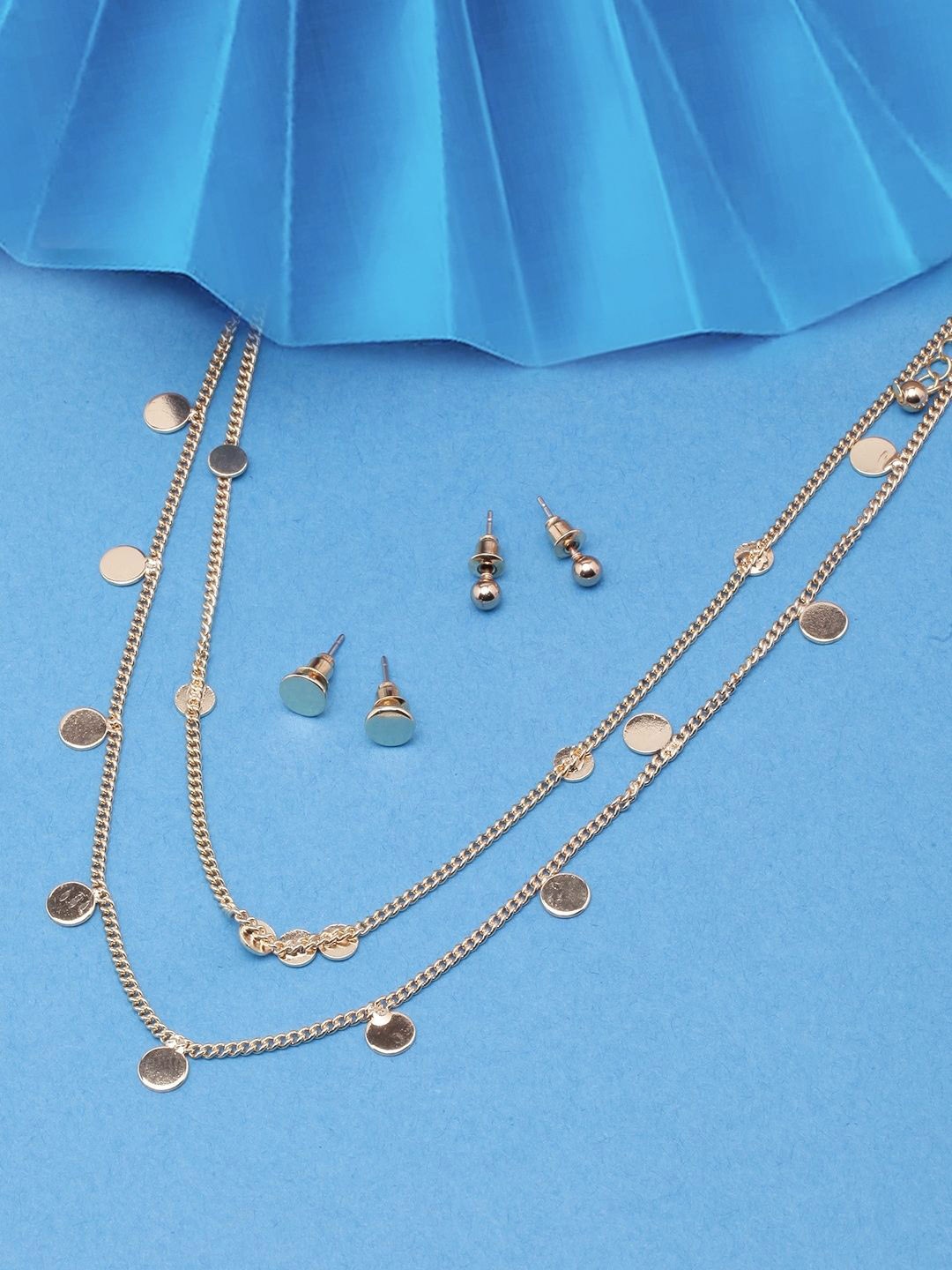 

KPOP Gold-Plated Layered Jewellery Set