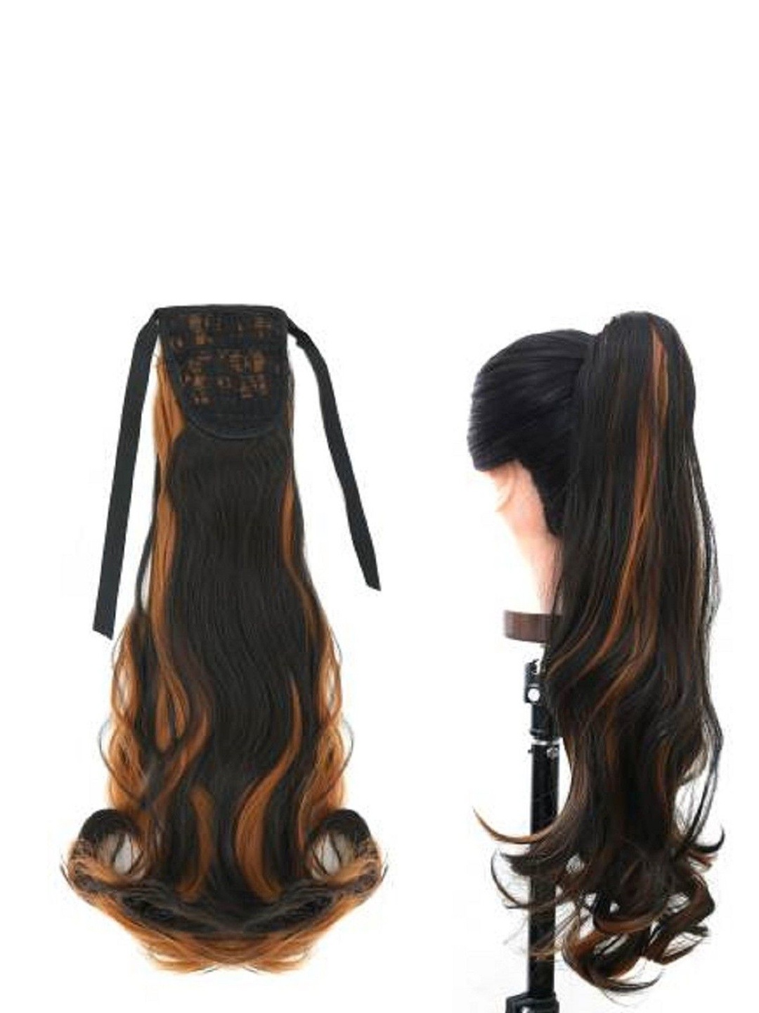 

HAVEREAM Clip-On Wavy Hair Extension -Highlight, Black