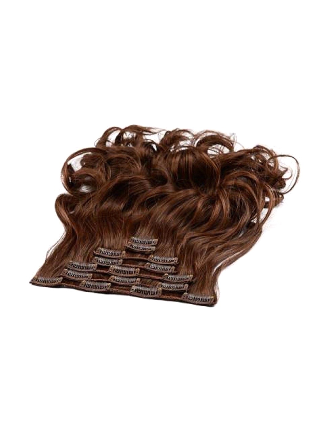 

ABRISH Clip-In Wavy Locks Hair Extension - 24 Inch - Brown