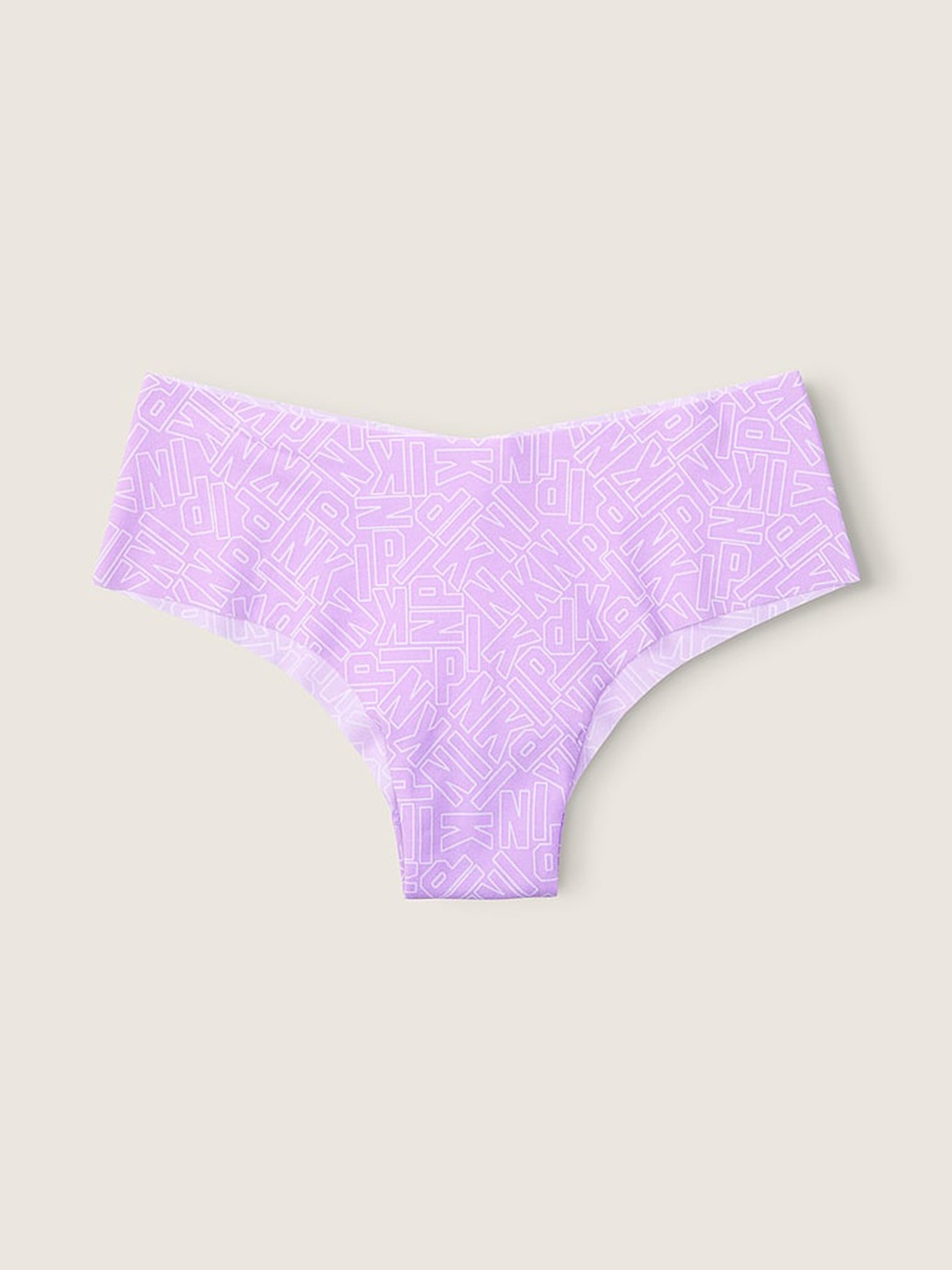 

Victoria's Secret PINK Printed Mid-Rise Seamless Basic Briefs 111991775KOO, Purple