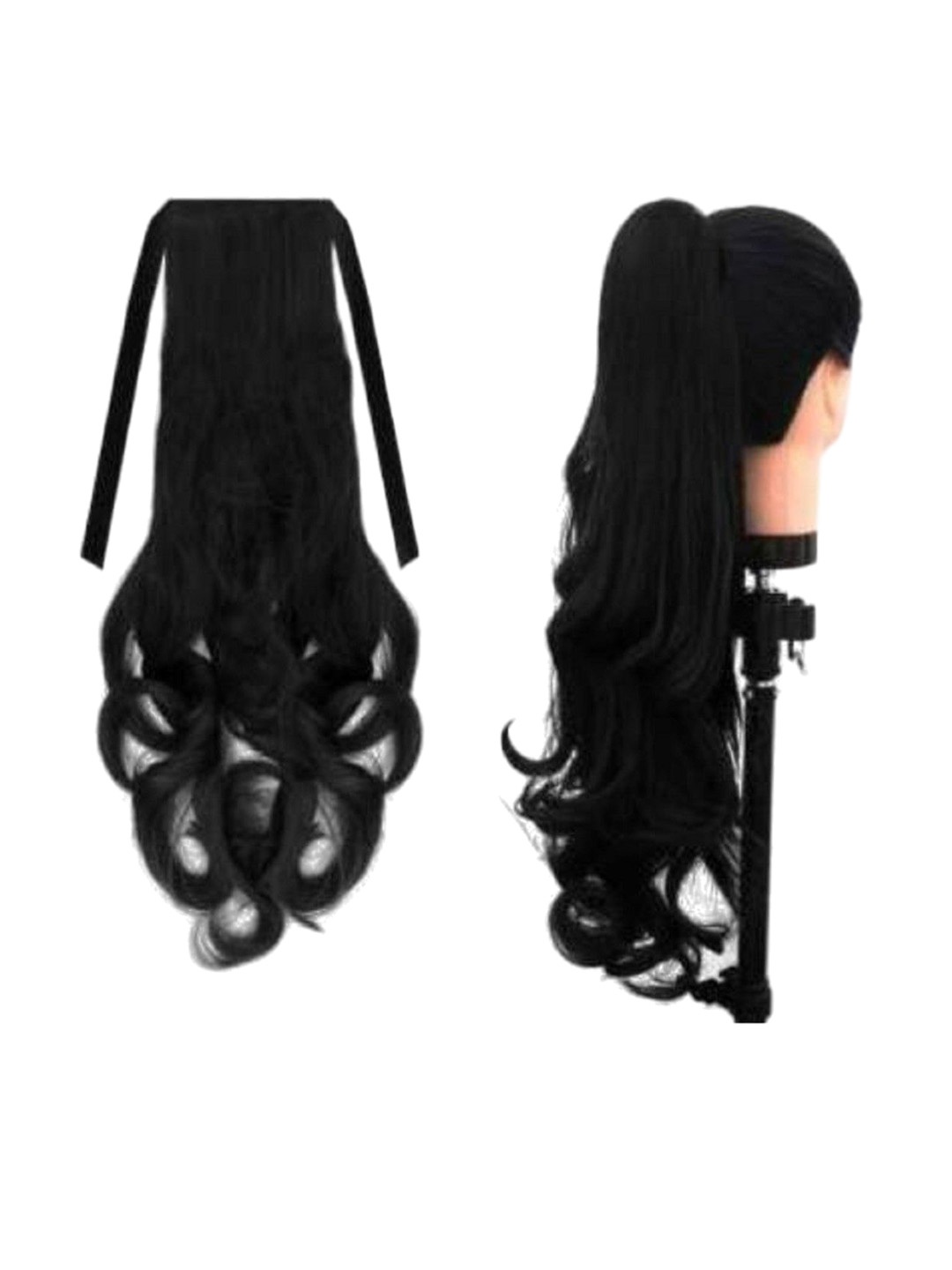 

HAVEREAM Tape-In Ponytail Hair Extension - Black - 24 Inch