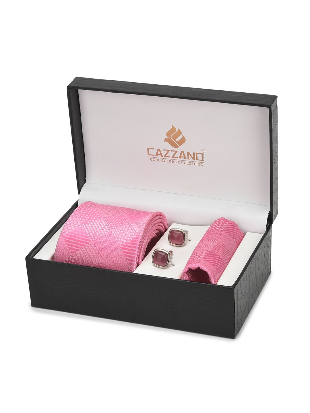 

Cazzano Men Accessory Gift Set of, Pink