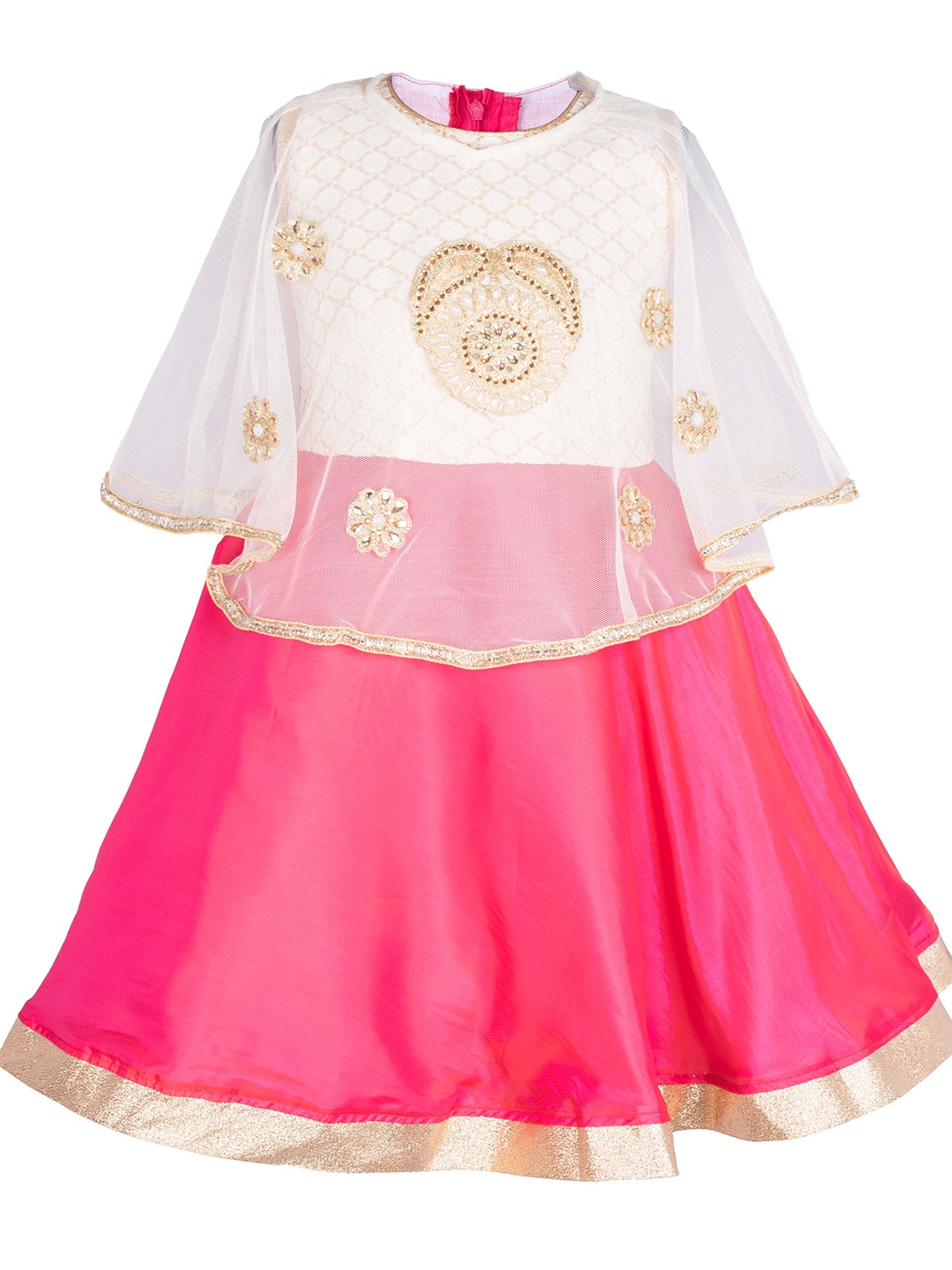 

BAESD Girls Embellished Fit & Flare Dress, Pink