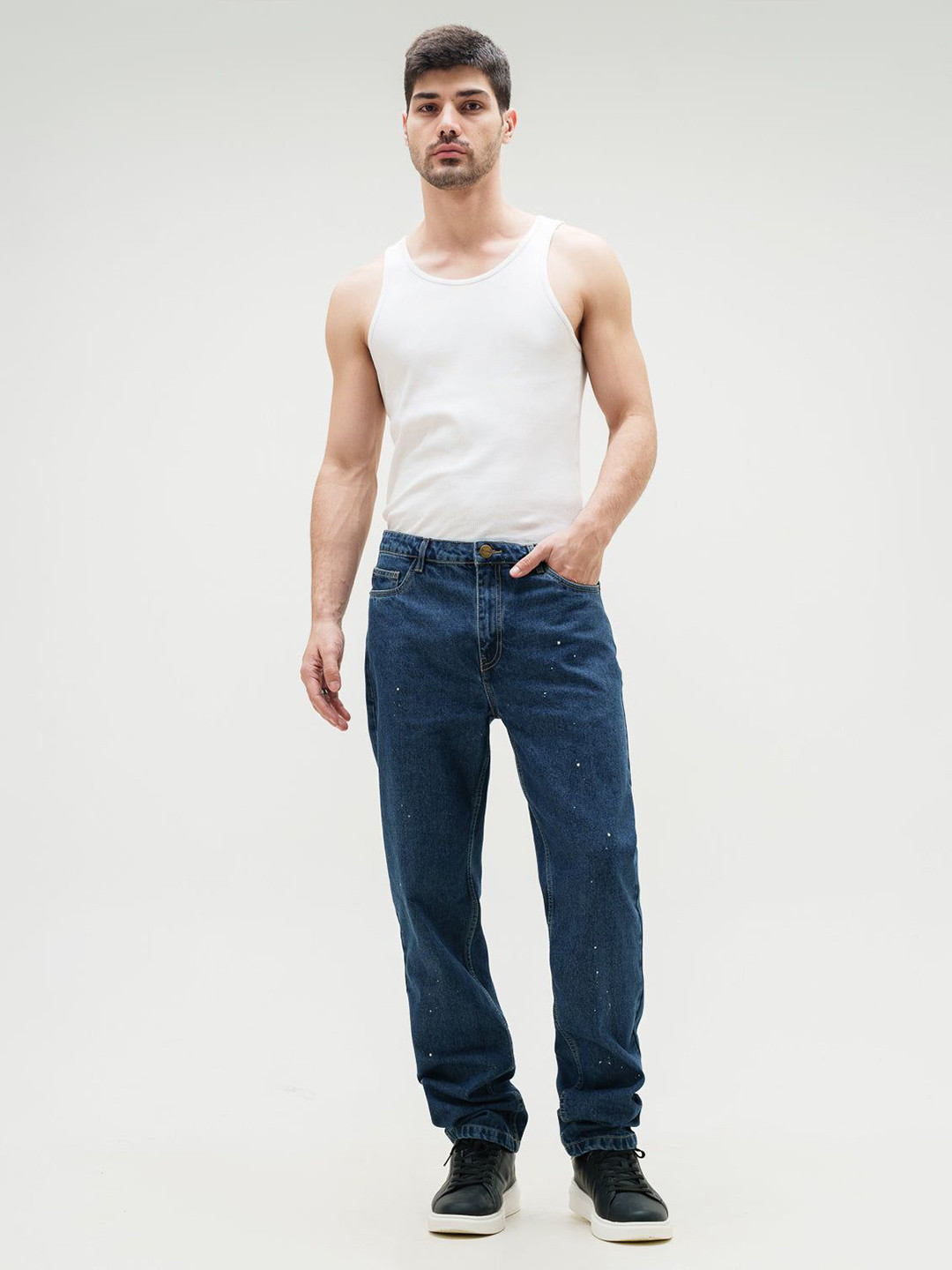 

FREAKINS Men Relaxed Fit Pure Cotton Jeans, Blue