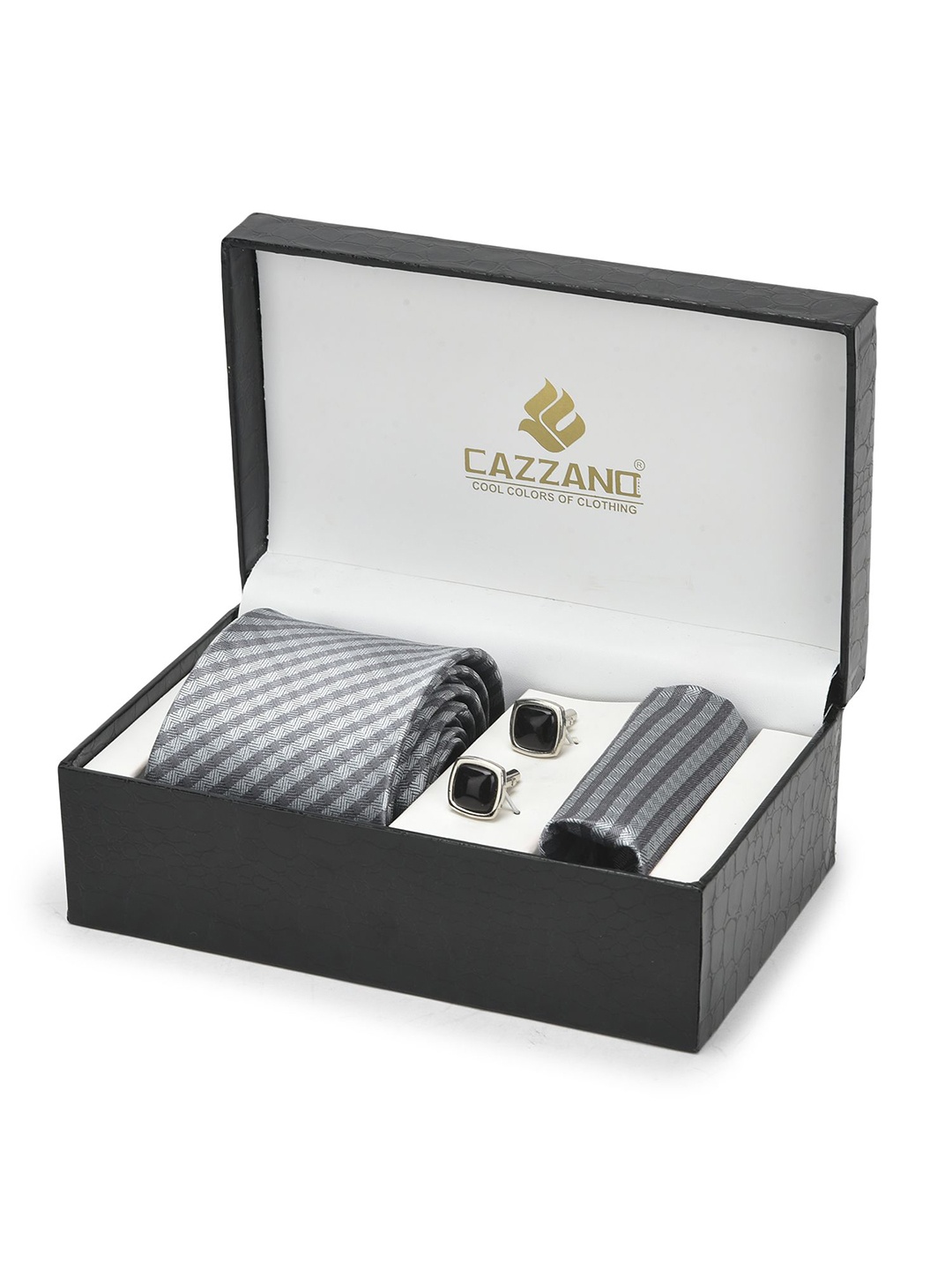 

Cazzano Men Accessory Gift Set of, Grey