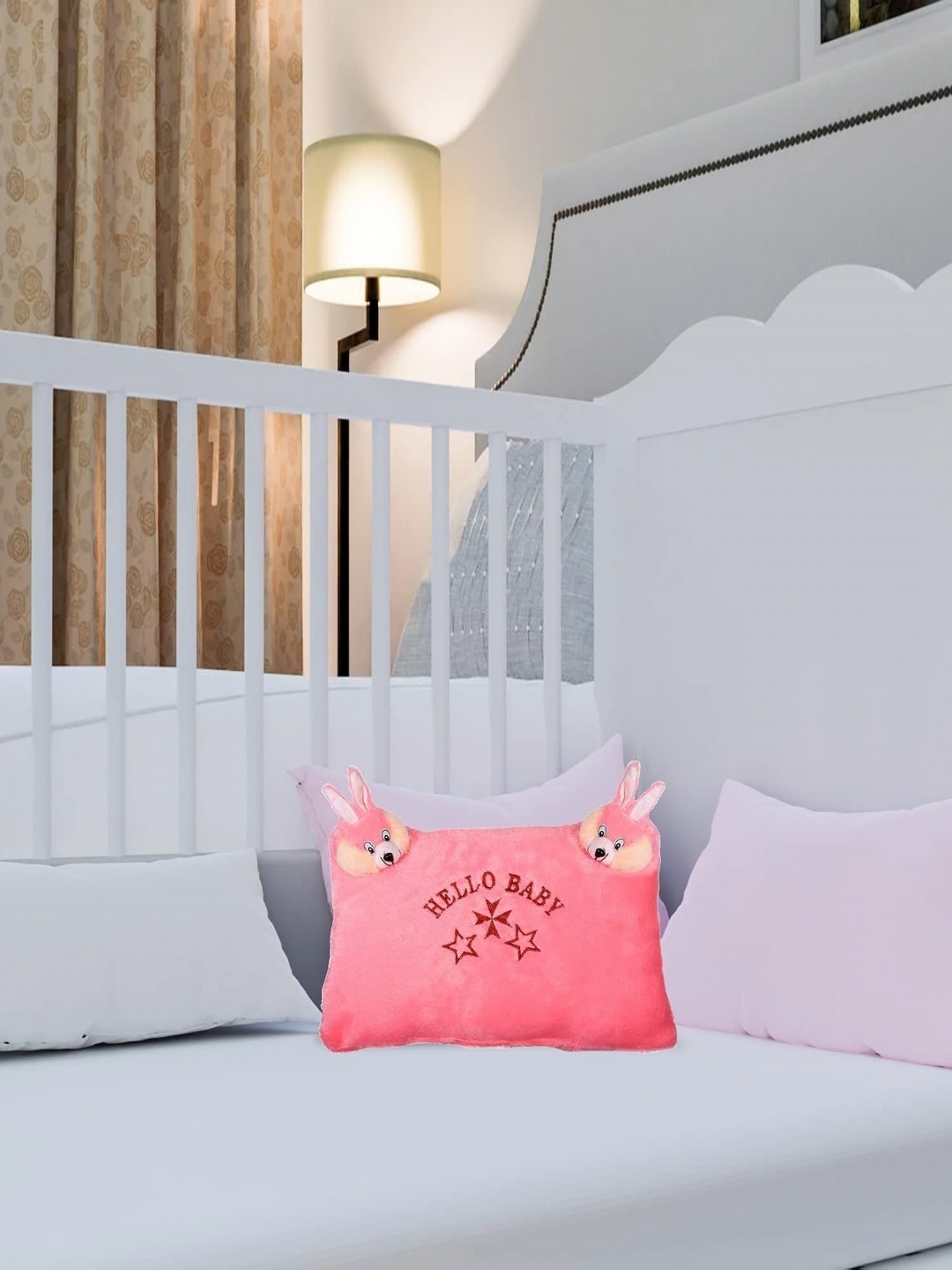

RRC Pink Fibre Filled Ultra Soft Baby Pillow