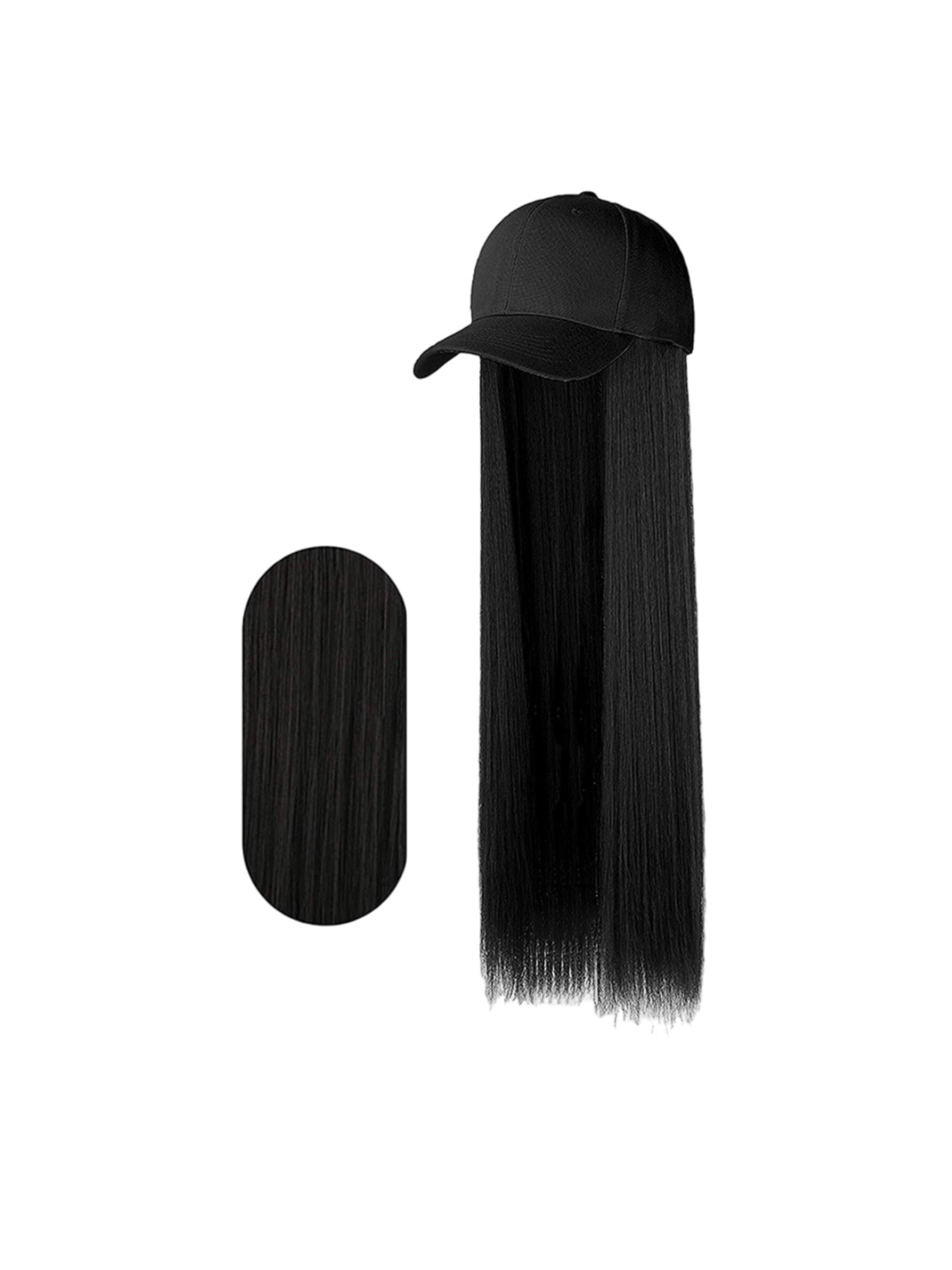 

HAVEREAM Halo Cap Straight Hair Extension- Black