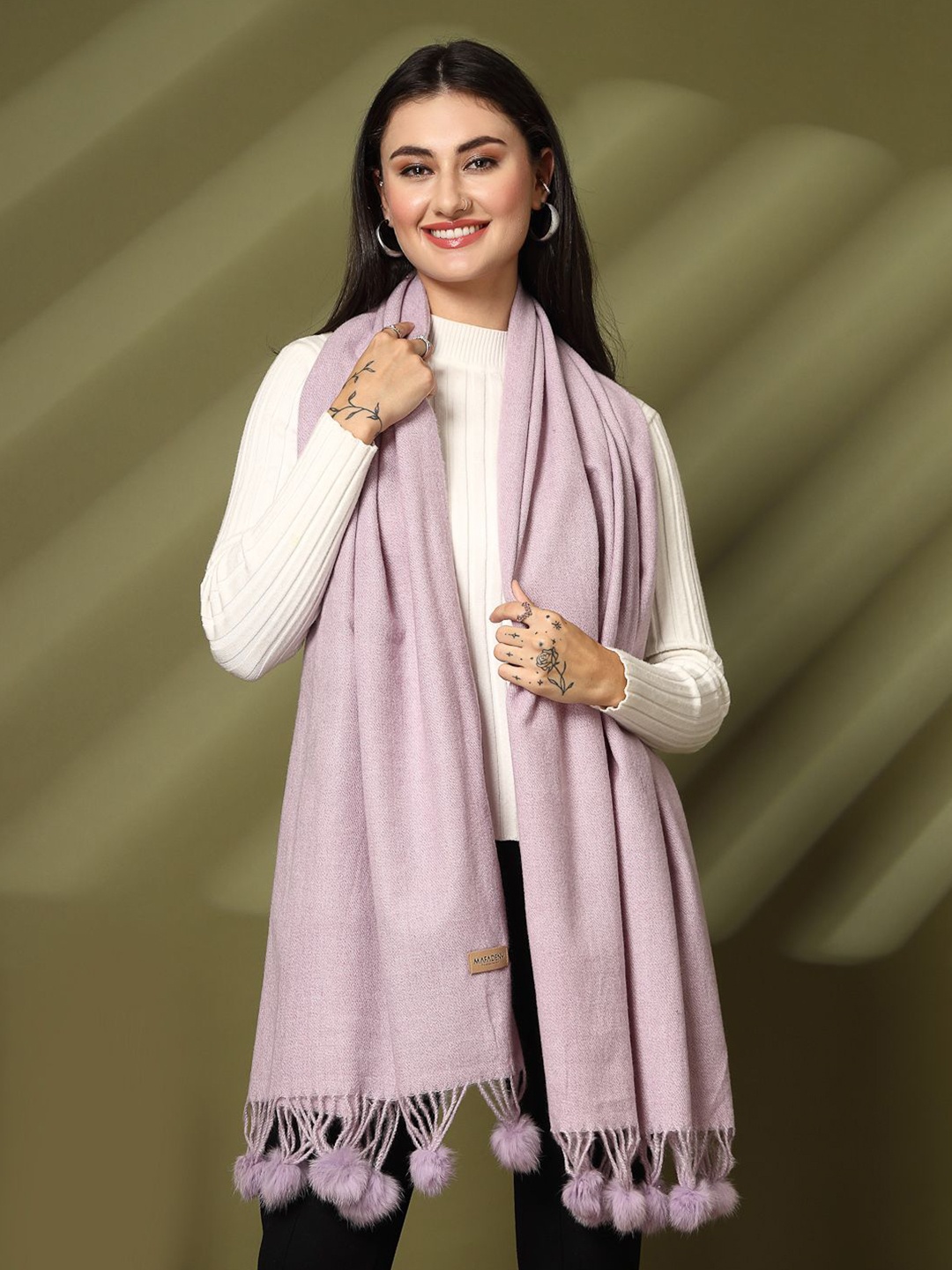 

Mafadeny Women Stole, Mauve