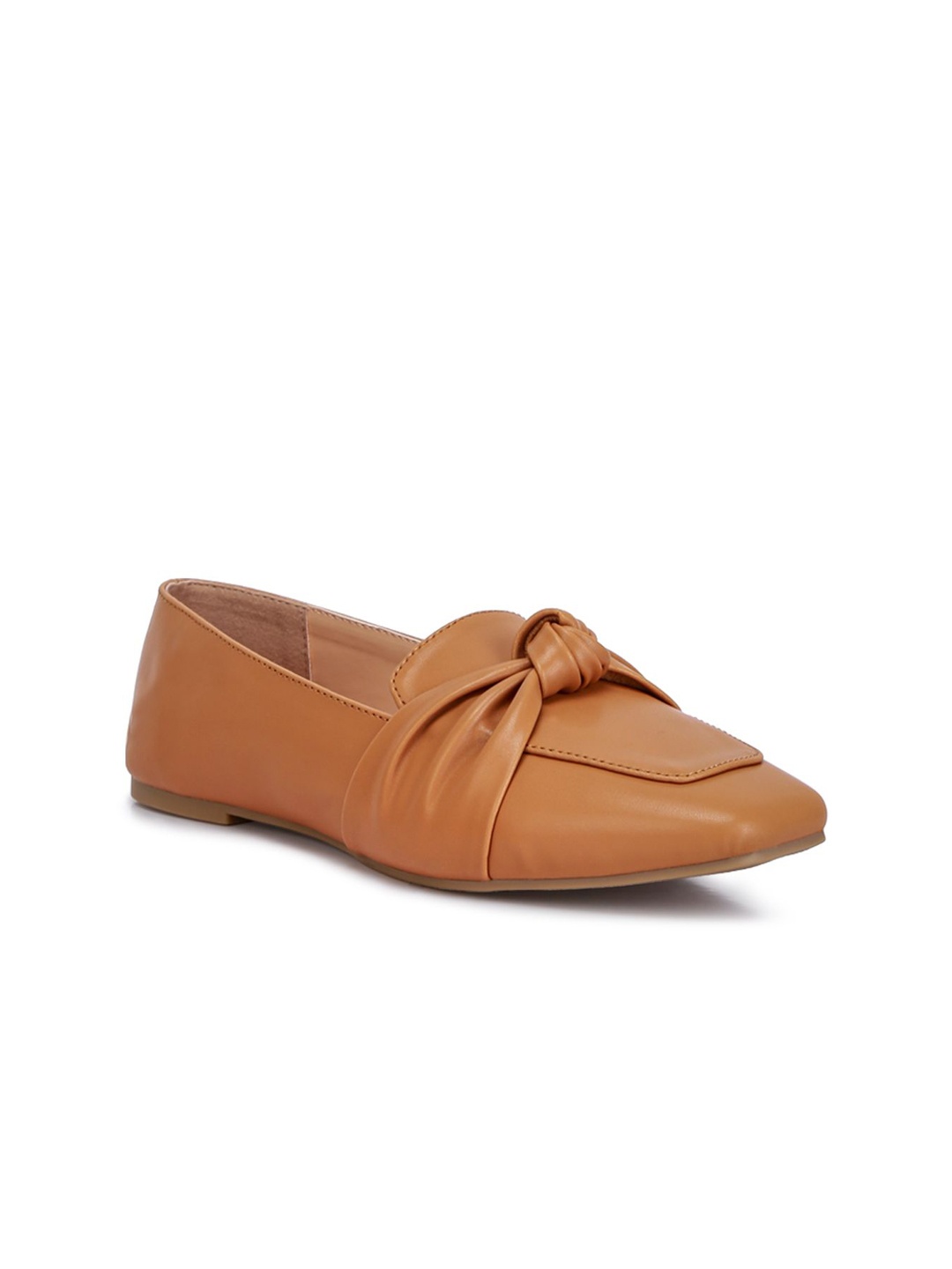 

London Rag Women Leather Loafers, Tan