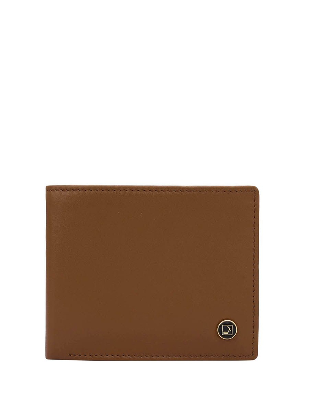 

Da Milano Men Leather Two Fold Wallet, Brown