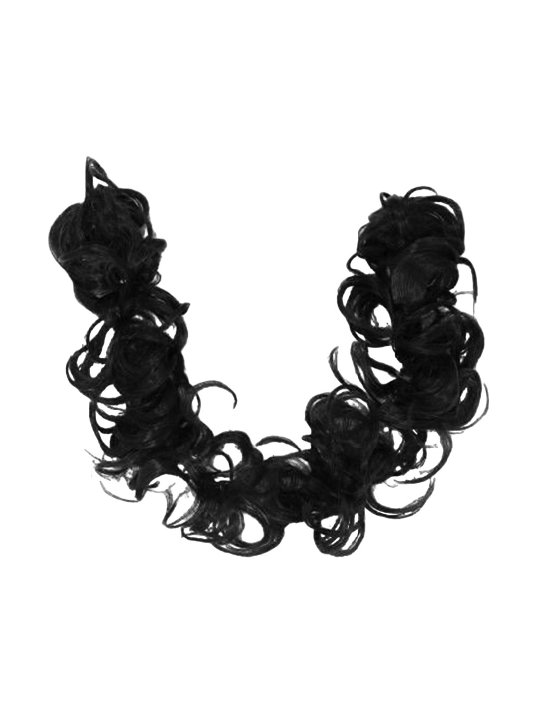 

ABRISH Clip In Twists Curly Hair Extension - Black - 14.9 Inch