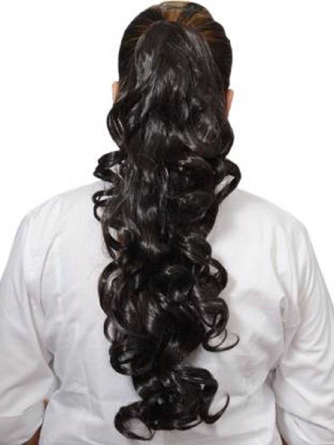 

HAVEREAM Clip-In Curly Ponytail Hair Extension - Brown - 22 Inch