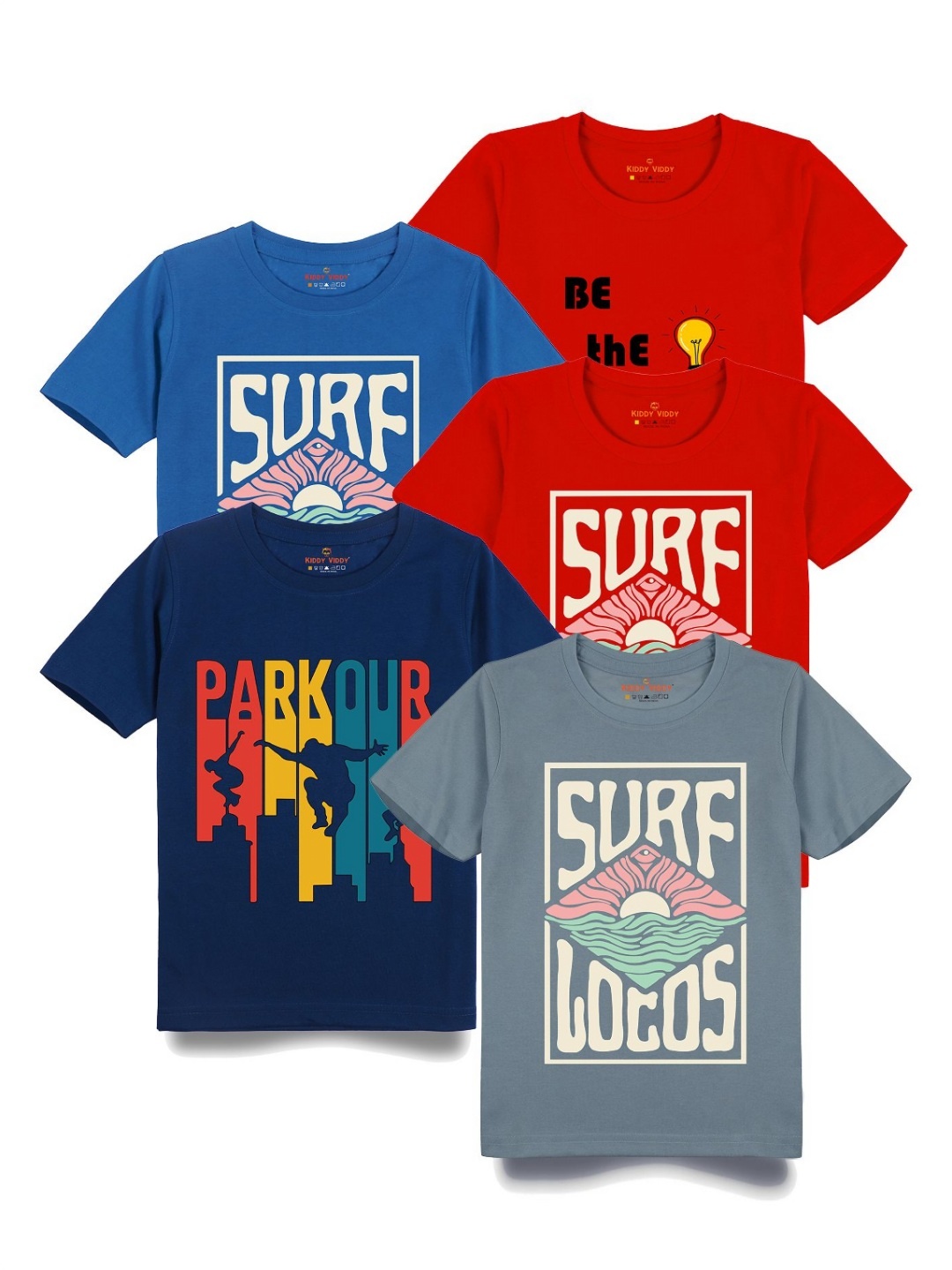 

AUSK Boys 5 Printed T-shirt, Teal