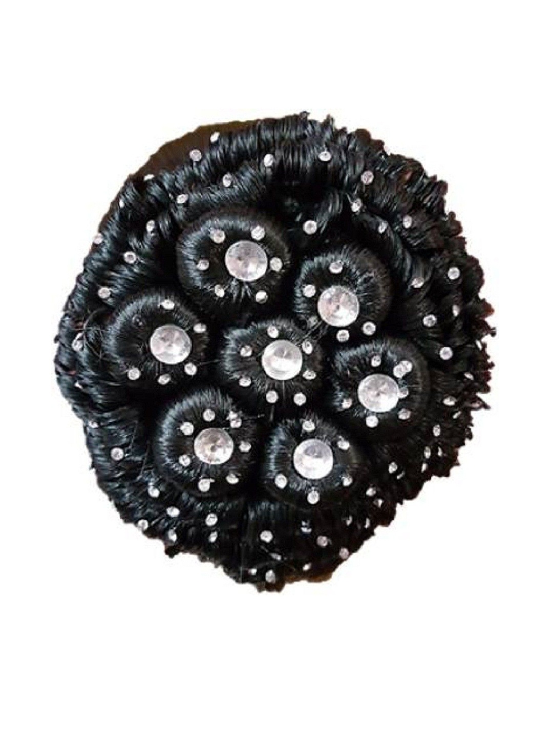 

HAVEREAM Embellished Hair Bun Extension - Black