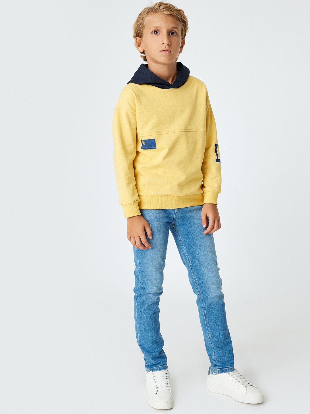 

Koton Boys Mid-Rise Slim Fit Jeans, Blue