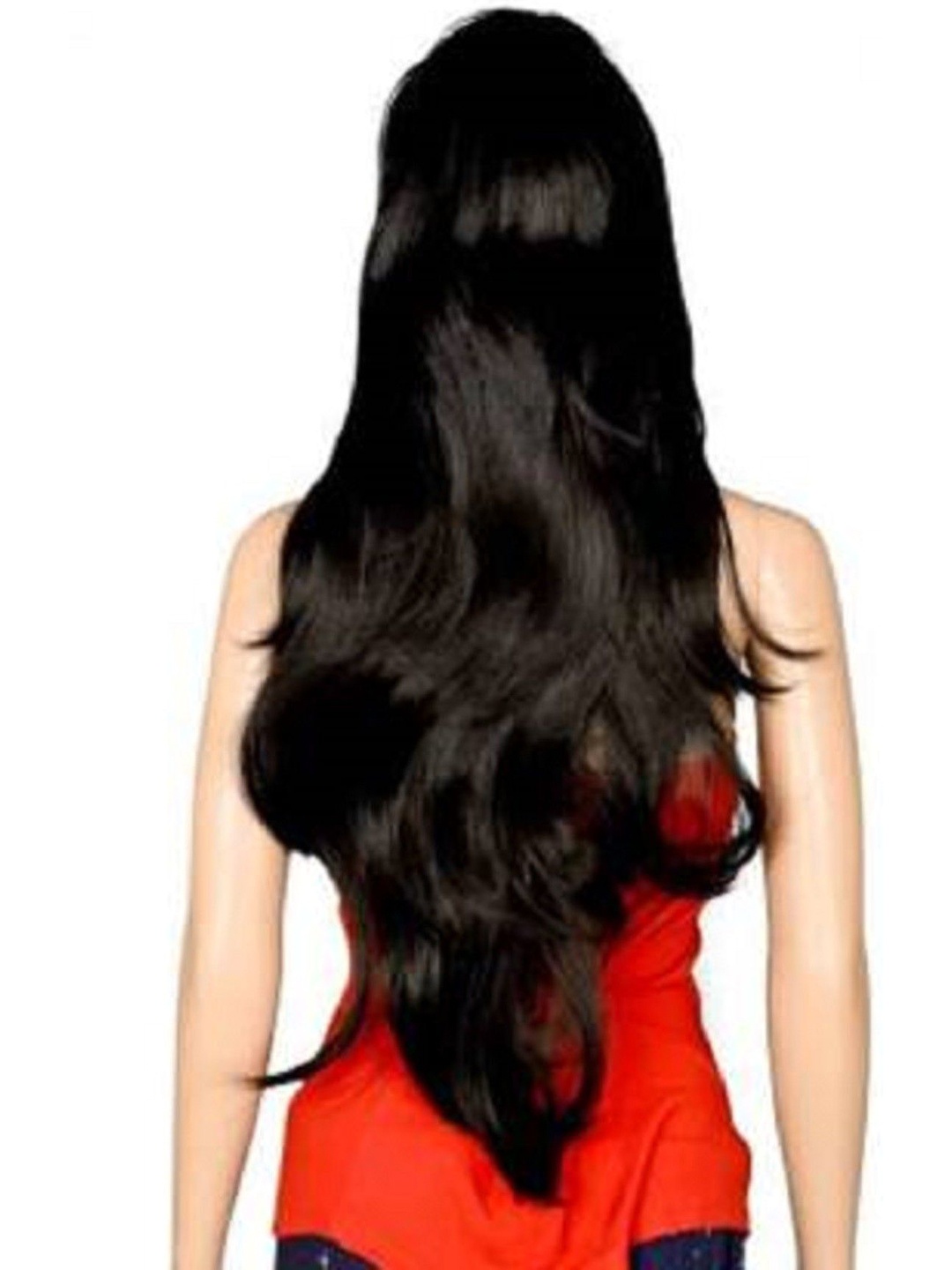 

SHENY Clip-In Wavy Hair Extension - Black - 61 Cm