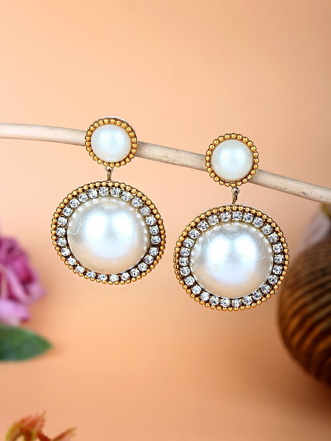 

KPOP Contemporary Drop Earrings, Gold