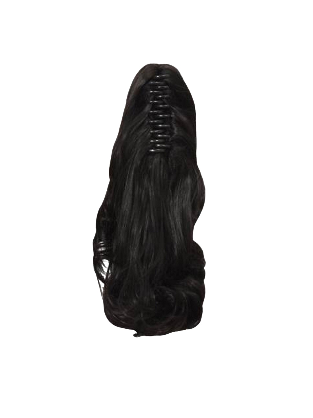 

ABRISH Clip-In Wavy Ponytail Hair Extension - Black - 22 Inch