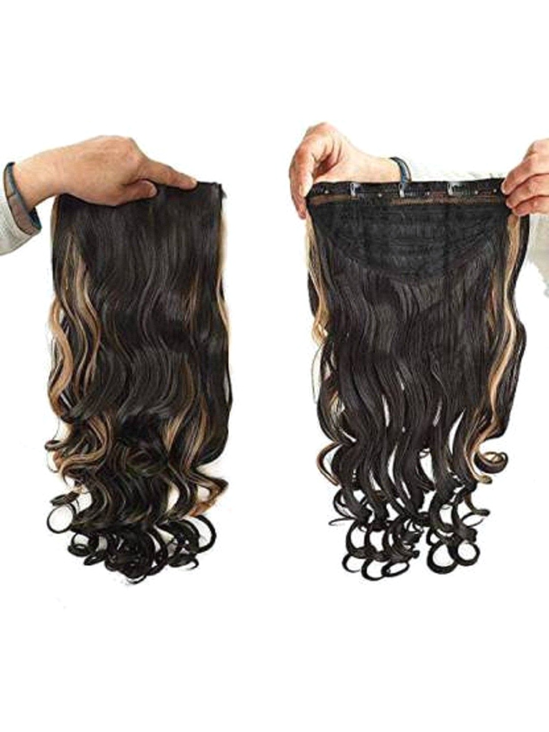 

HAVEREAM Clip In Wavy Ponytail Hair Extension - Brown - 24 inch