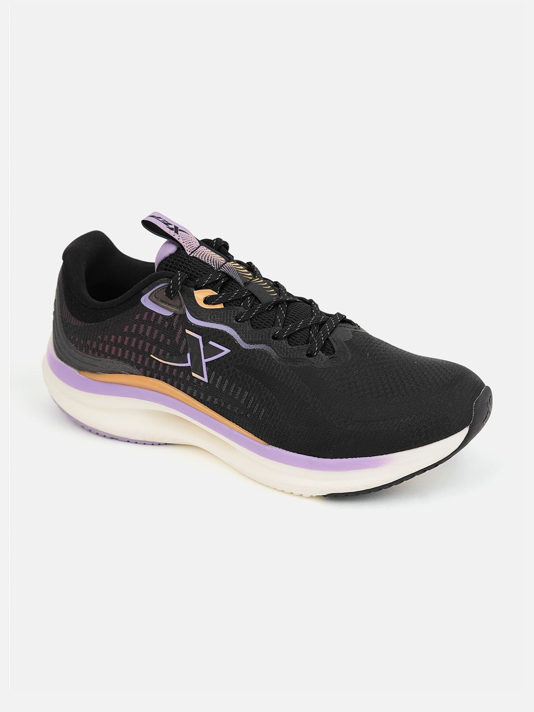 

Xtep Women Textile Running Shoes, Black