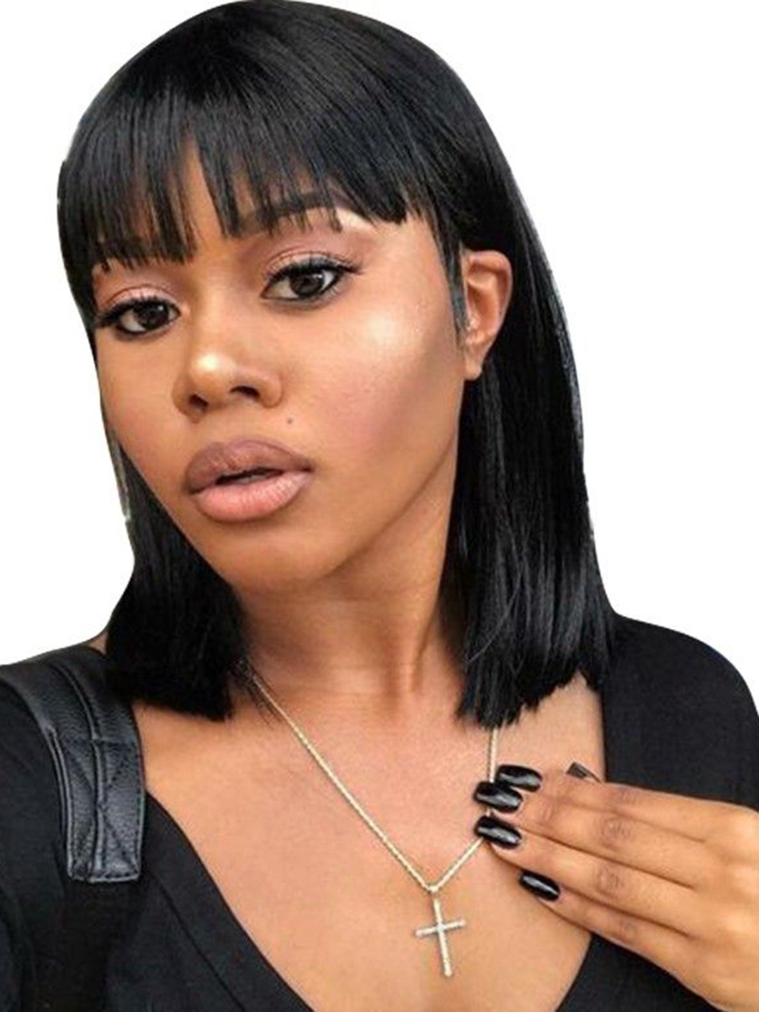 

ABRISH Clip-In Straight Scalp Topper Hair Extension - 20 Inch - Black