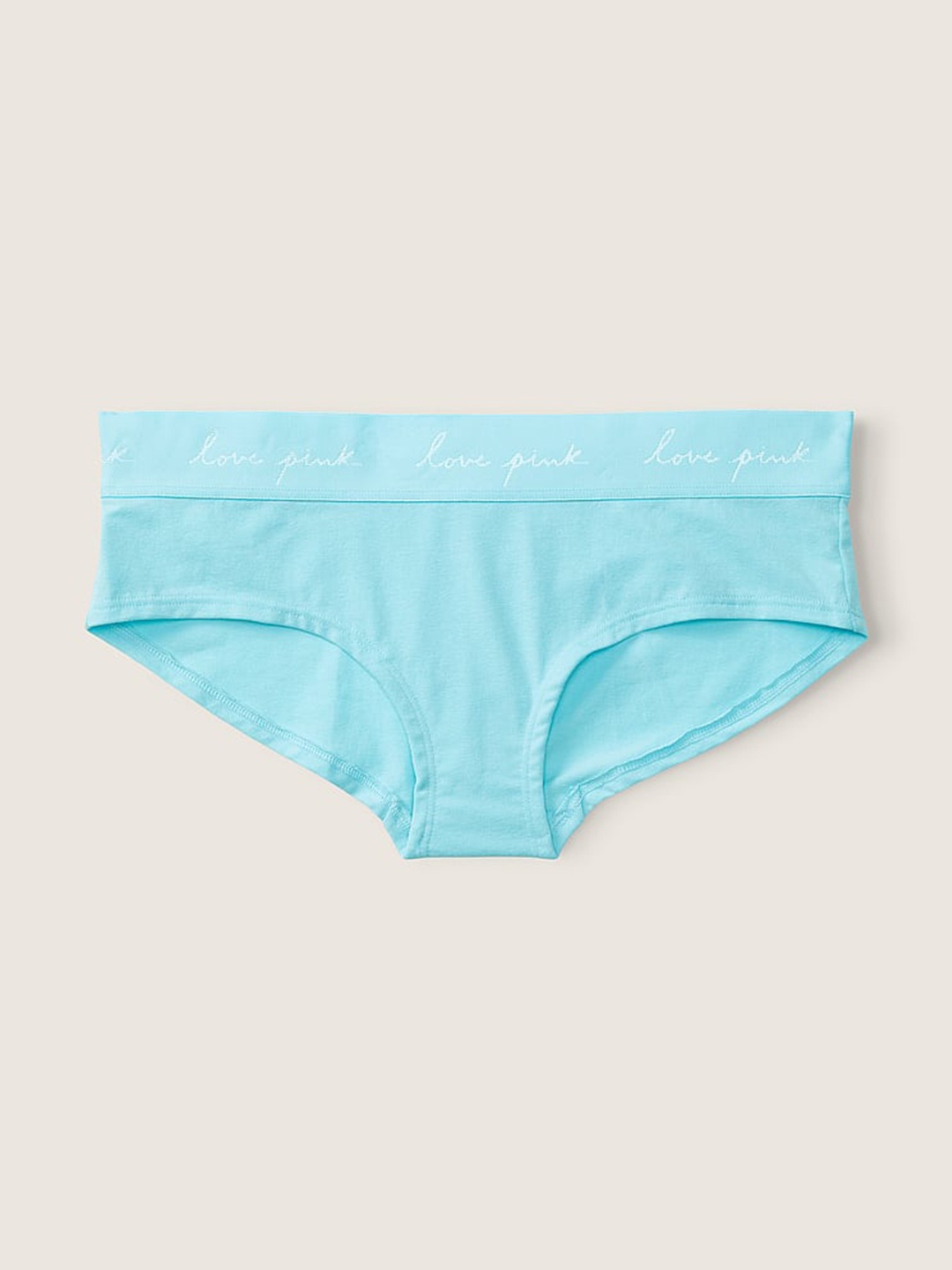 

Victoria's Secret Women Mid-Rise Logo Printed Elastic Hipster Briefs, Blue