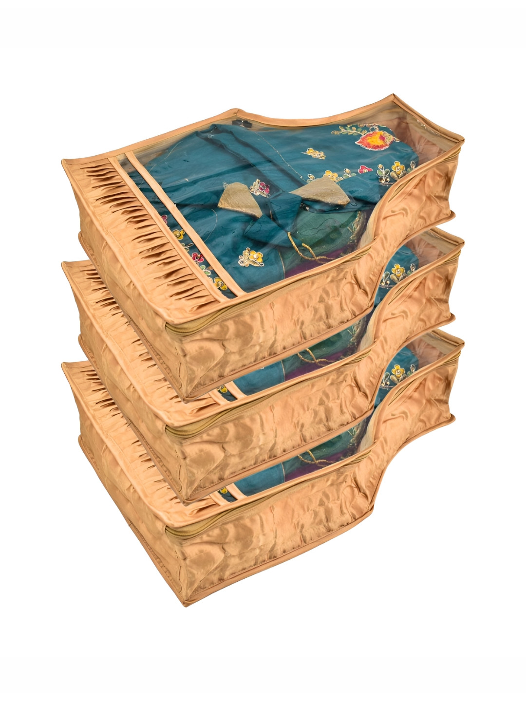 

Ajabh Gold-Toned 3 Pieces Water Resistant Fashion Organisers