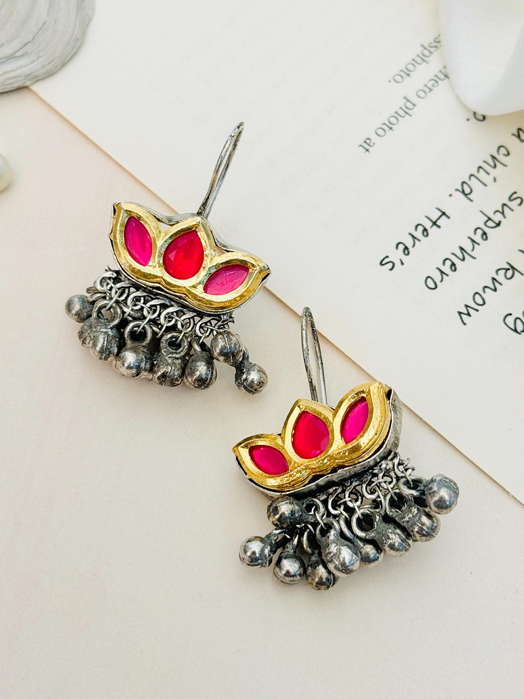 

ABDESIGNS Silver Plated Enthralling Classic Drop Earrings
