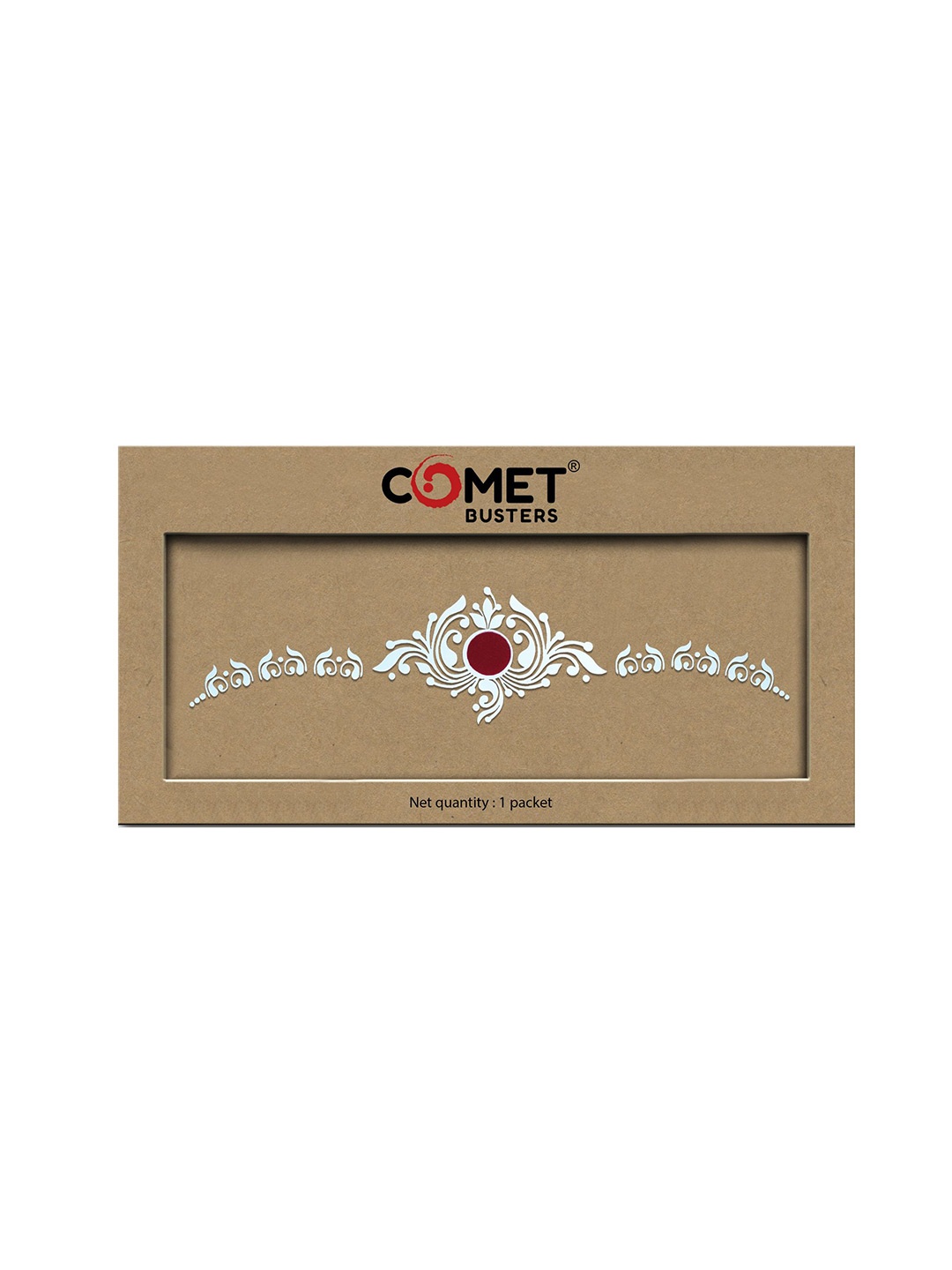 

Comet Busters Ethnic Motifs Traditional Bindis - White