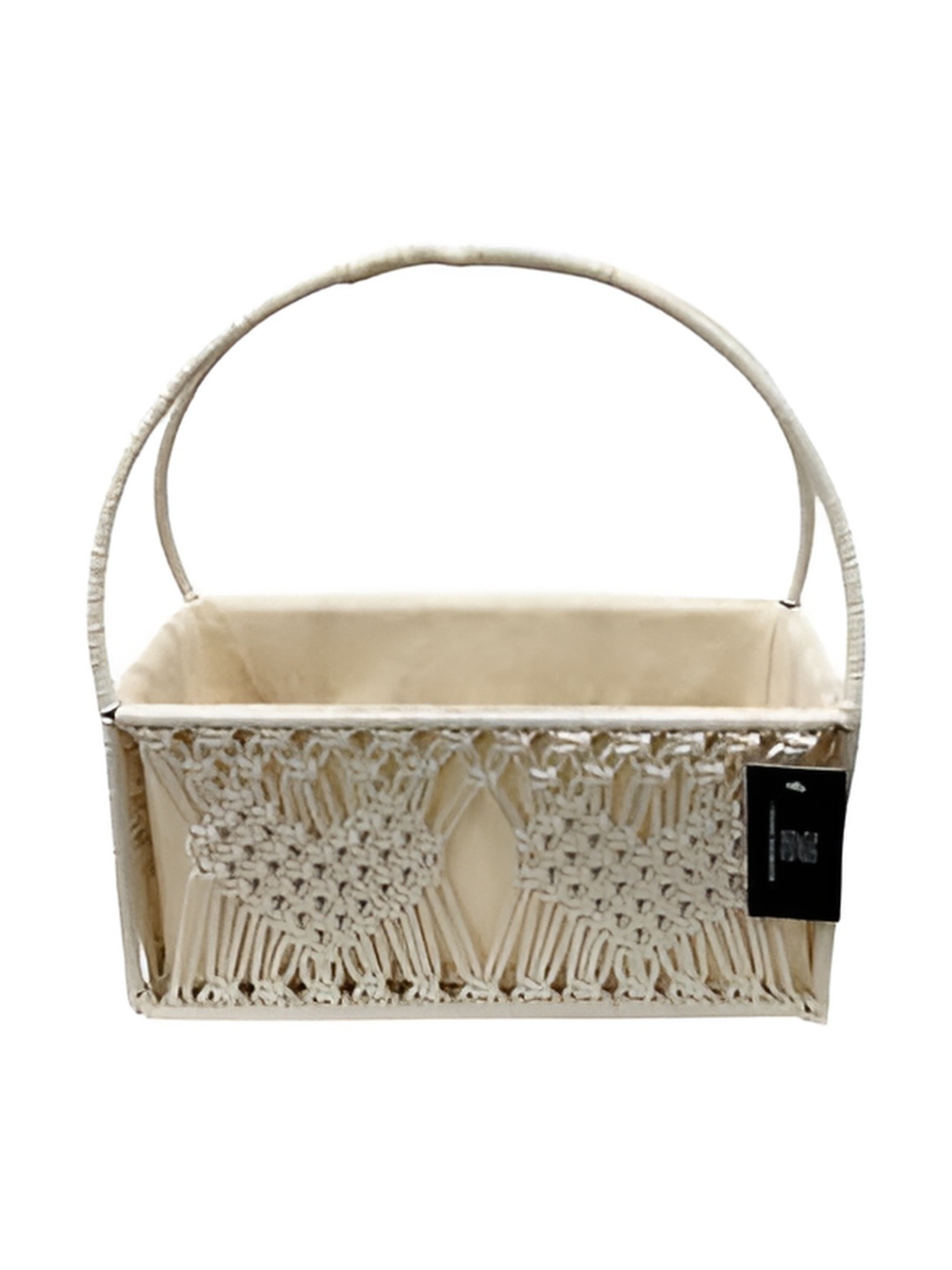 

Textile and Beyond Off White Easy to Clean Cotton Fruit and Vegetable Basket