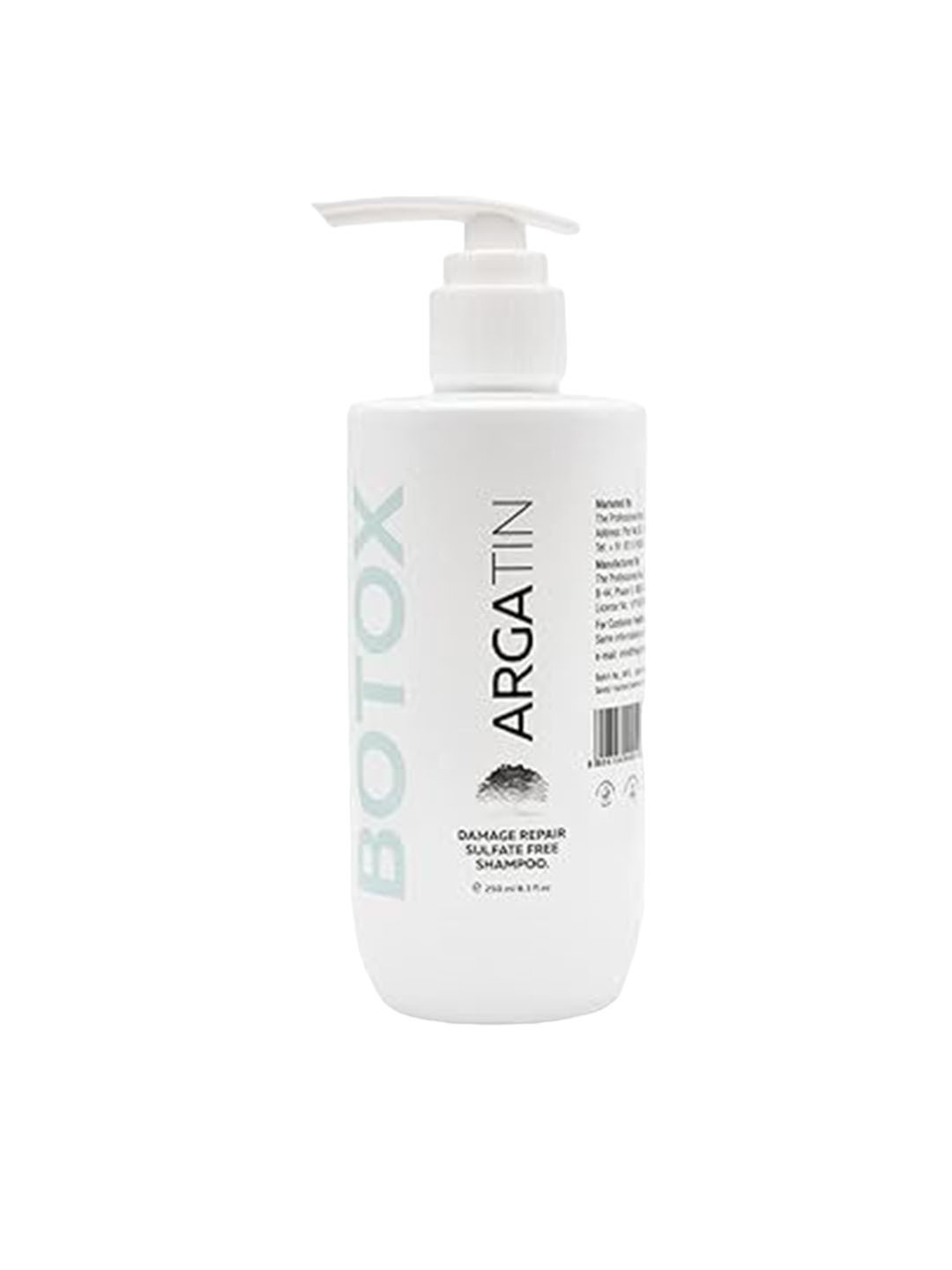 

ARGATIN Botox Damage Repair Sulfate Free Frizz Control Shampoo - 250 ml, White