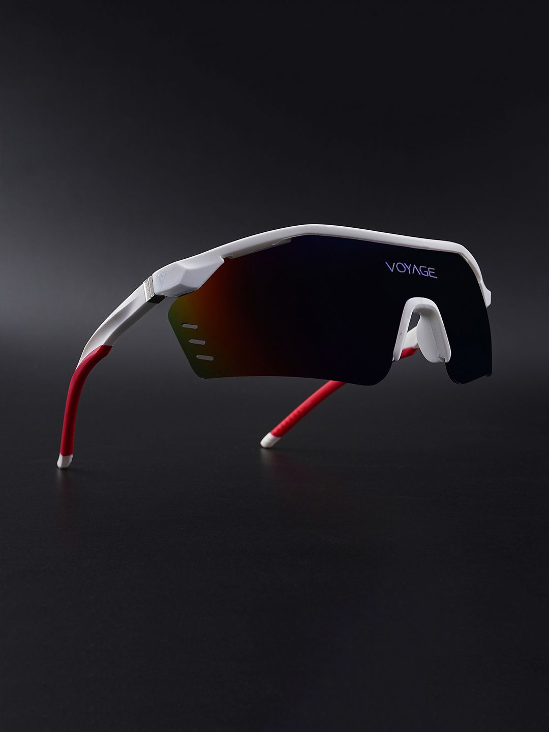 

Voyage Unisex Sports Sunglasses with UV Protected Lens, Black