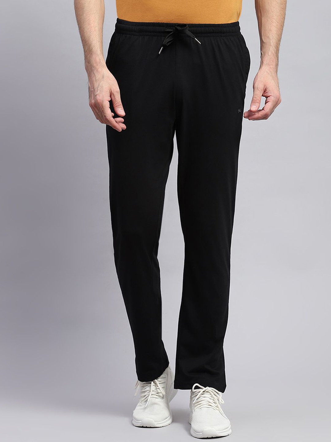 

Monte Carlo Men Mid-Rise Track Pants, Black