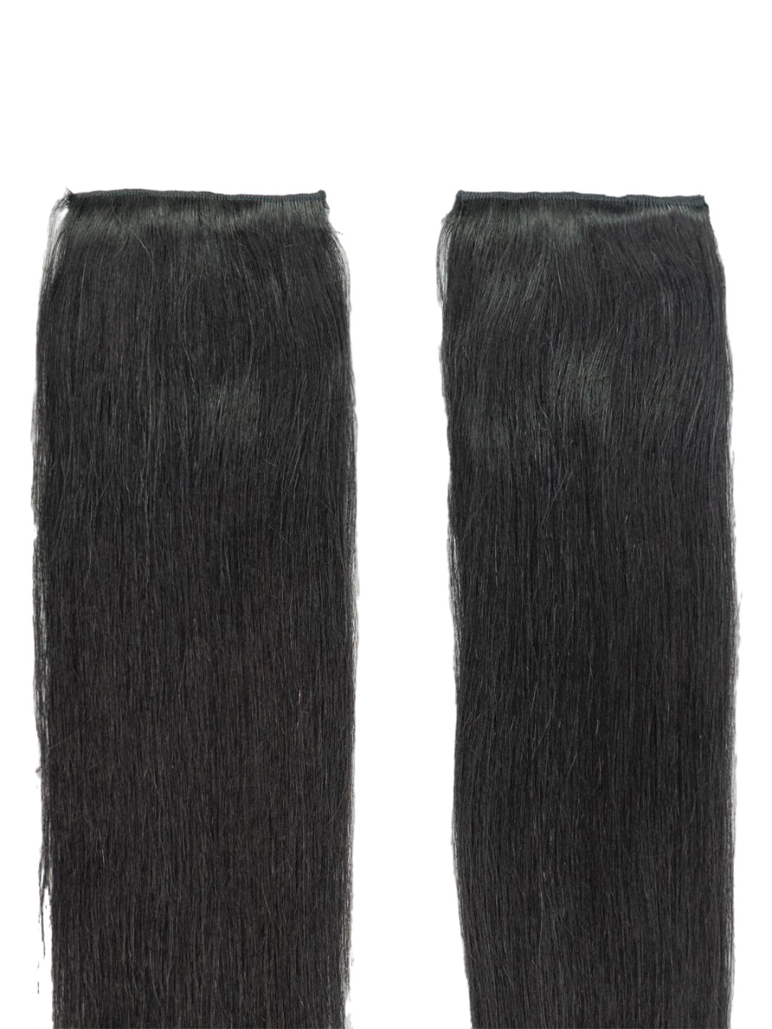

GEMERIA HAIR Set of 2 Clip-In Straight Locks Hair Extension - Jet Black