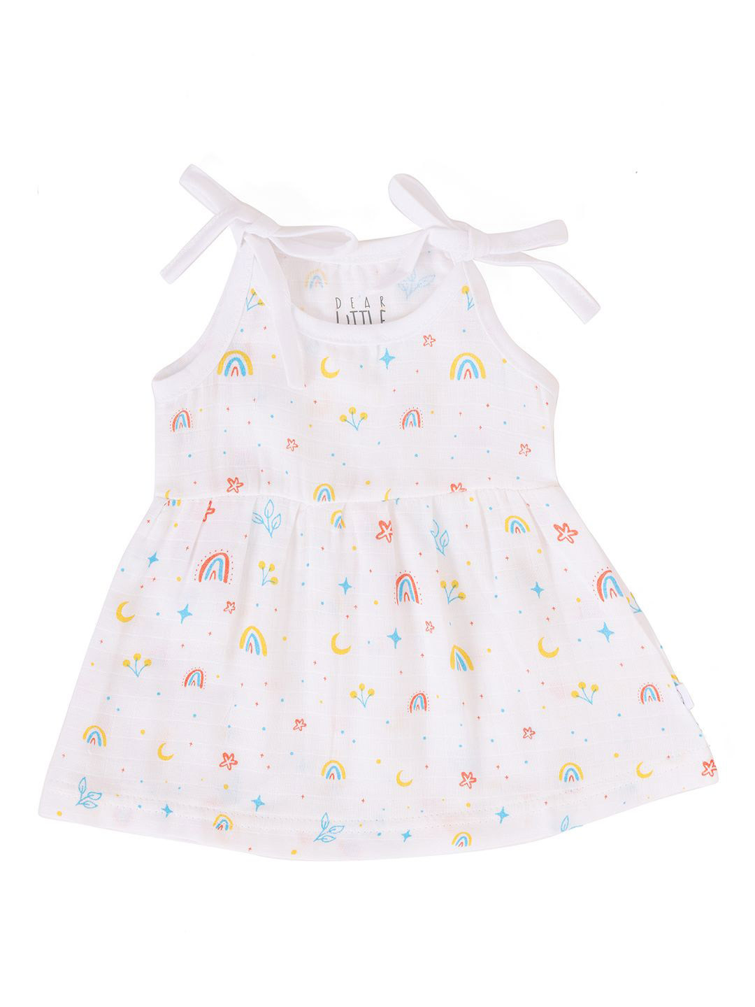 

Dear Little Print A-Line Dress, White