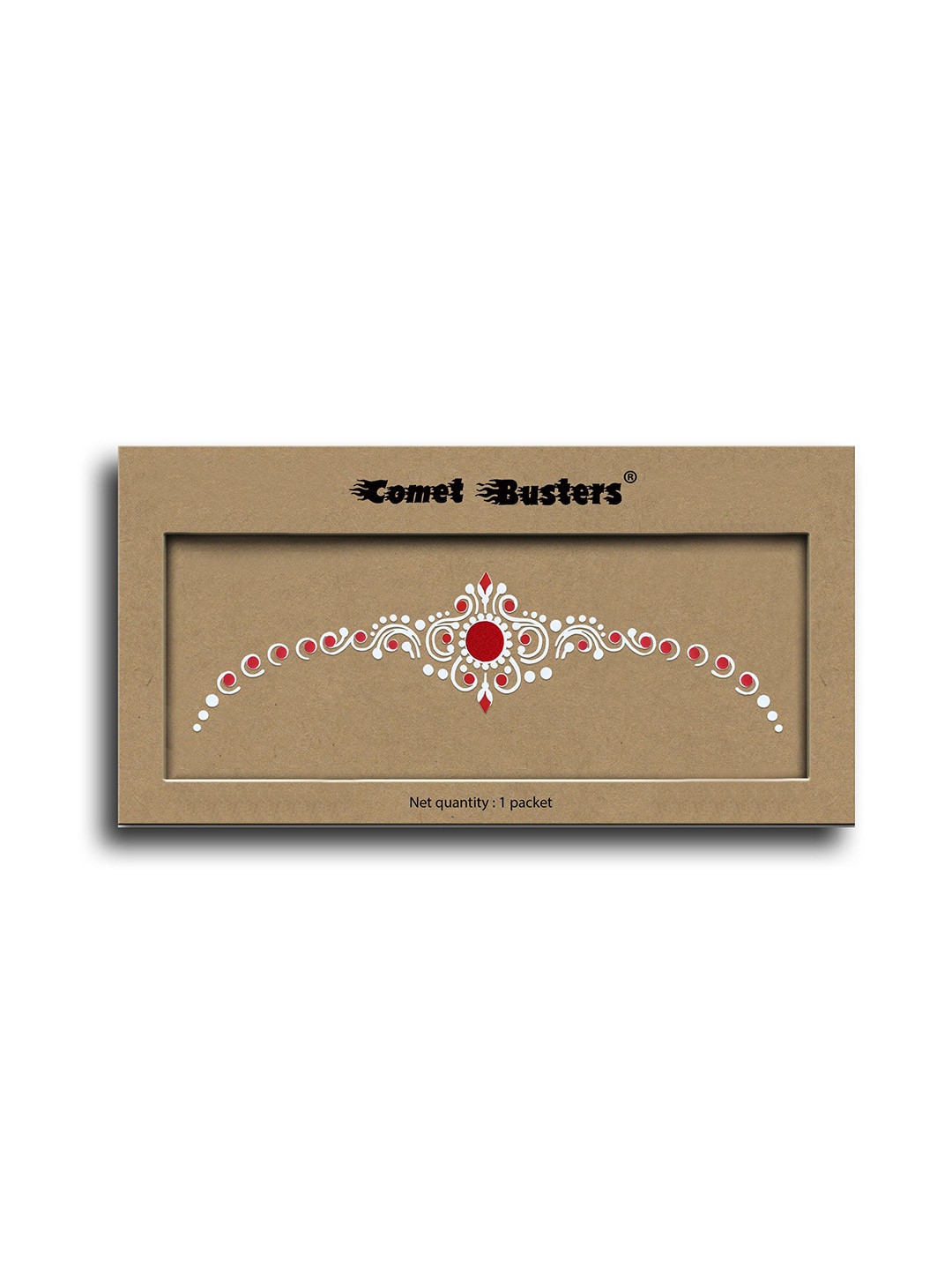 

Comet Busters Ethnic Motifs Traditional Bindis - White
