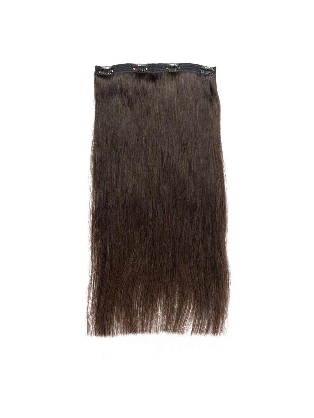 

GEMERIA HAIR Clip-In Straight Locks Hair Extension - Dark Brown