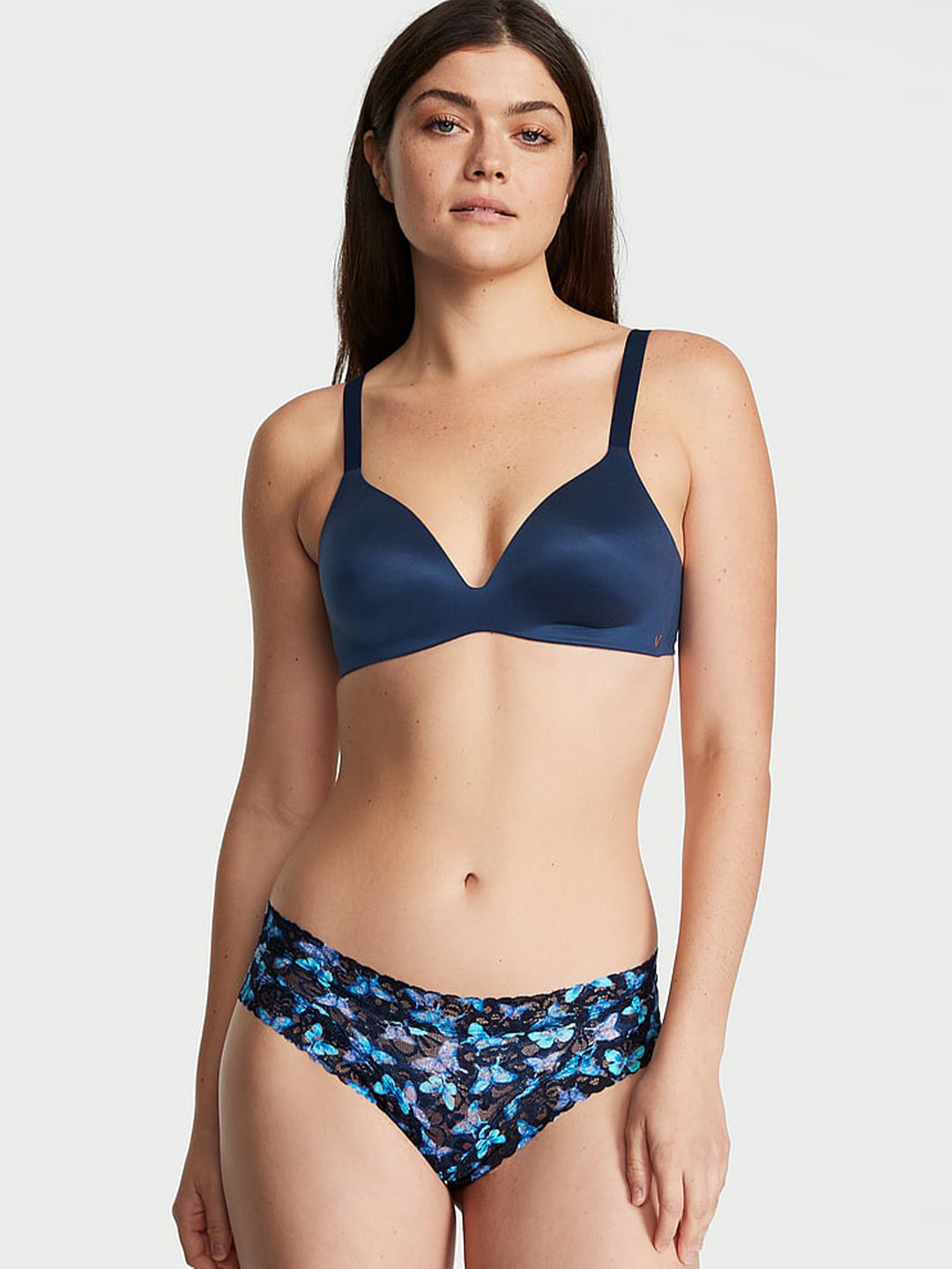 

Victoria's Secret Women Printed Low Rise Briefs, Black